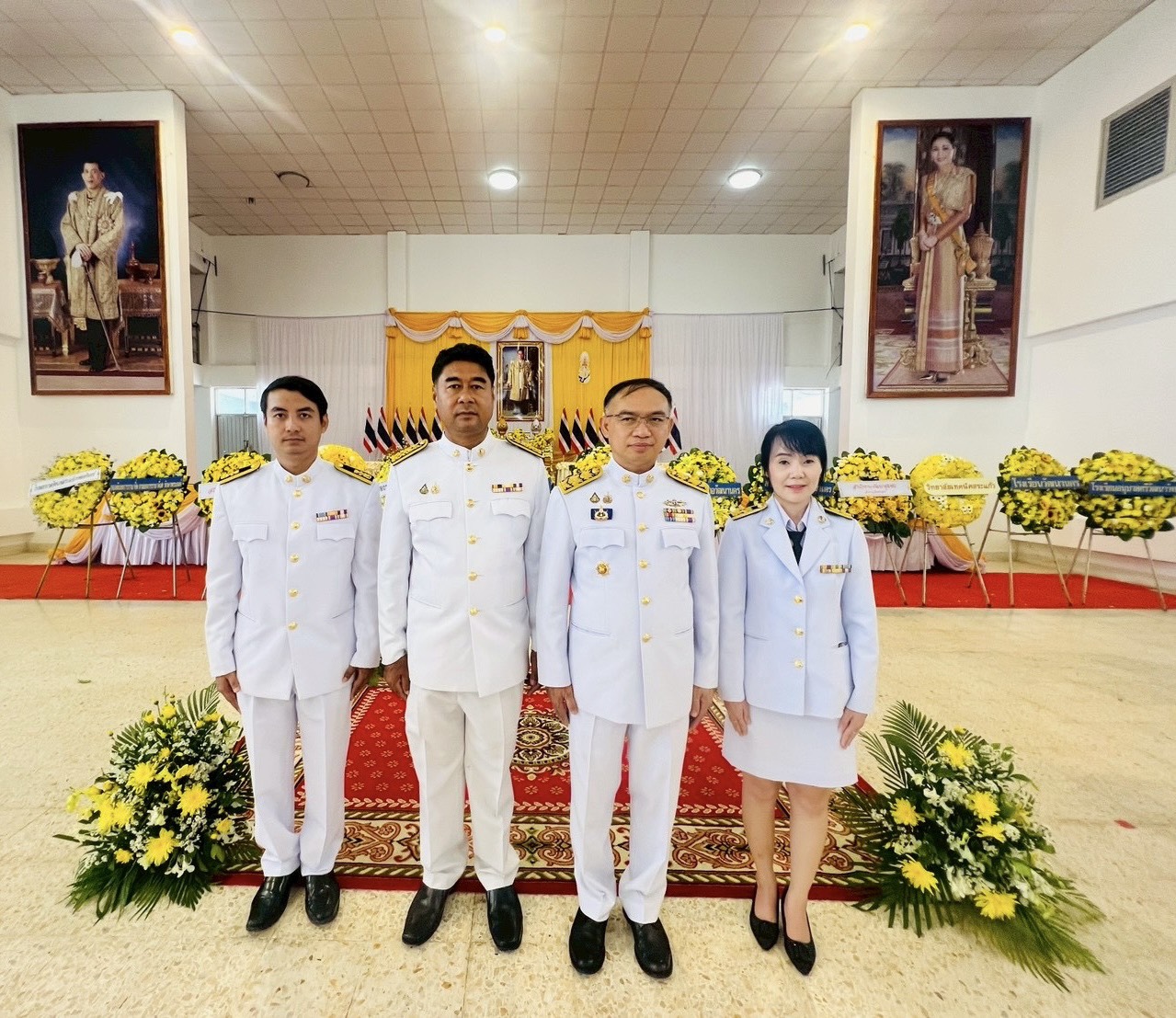 กปภ.สาขาวัฒนานคร เข้าร่วมพิธีทำบุญตักบาตรและพิธีวางพวงมาลา ถวายเป็นพระราชกุศล เนื่องในวันนวมินทรมหาราช 13 ตุลาคม 2568