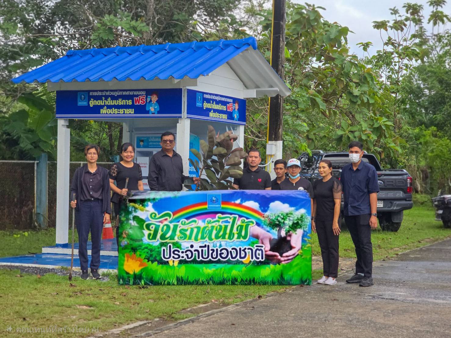 กปภ.สาขาขนอม จัดกิจกรรม วันรักต้นไม้ประจำปีของชาติ พ.ศ. 2568 เพื่อสืบสานเจตนารมณ์อนุรักษ์ทรัพยากรธรรมชาติ