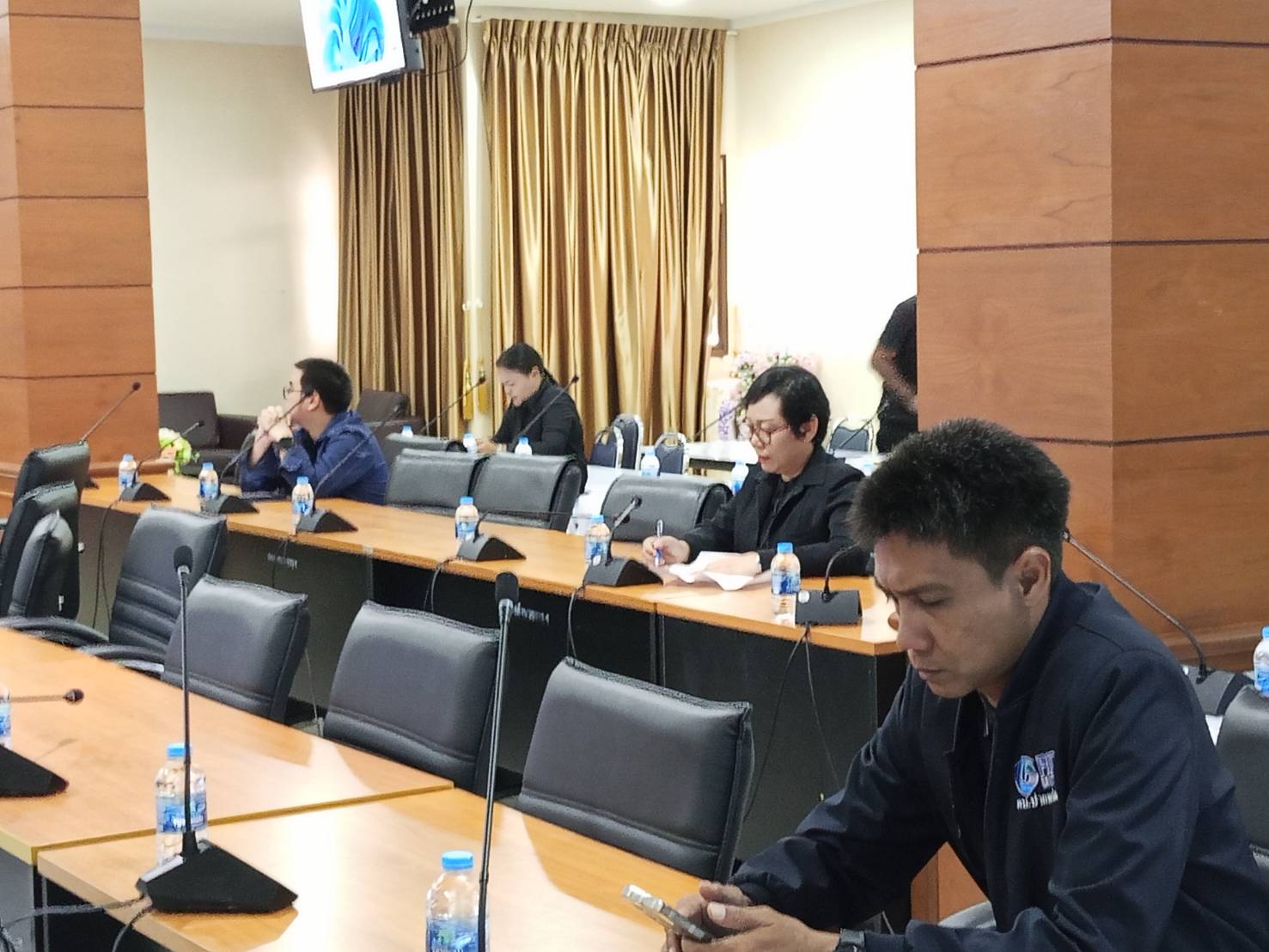 กปภ.สาขาปากพนัง เข้าร่วมรับฟังข้อเสนอแนะแนวทางแก้ปัญหาเกี่ยวกับวัชพืชและหารือเกี่ยวกับการบริหารจัดการน้ำในฤดูฝนที่กำลังจะมาถึง ณ ศูนย์อำนวยการและประสานงานการพัฒนาพื้นที่ลุ่มน้ำปากพนังอันเนื่องมาจากพระราชดำริ