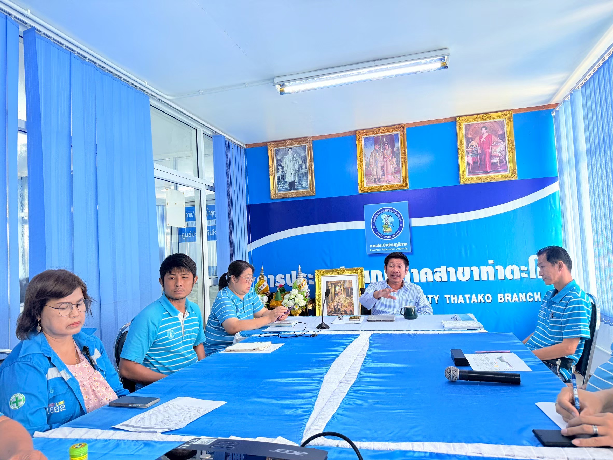 การประปาส่วนภูมิภาคสาขาท่าตะโก จัดกิจกรรม Morning Talk (สนทนายามเช้า) ครั้งที่ 12/2568