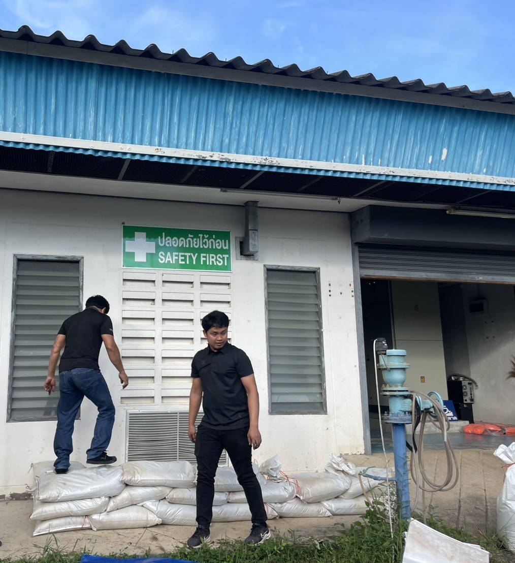กปภ.สาขาขาณุวรลักษบุรีเตรียมความพร้อม เพื่อป้องกันและรับมือ จากพายุใต้ฝุ่น คัลแมกี เพื่อลดผลกระทบจากอุทกภัย