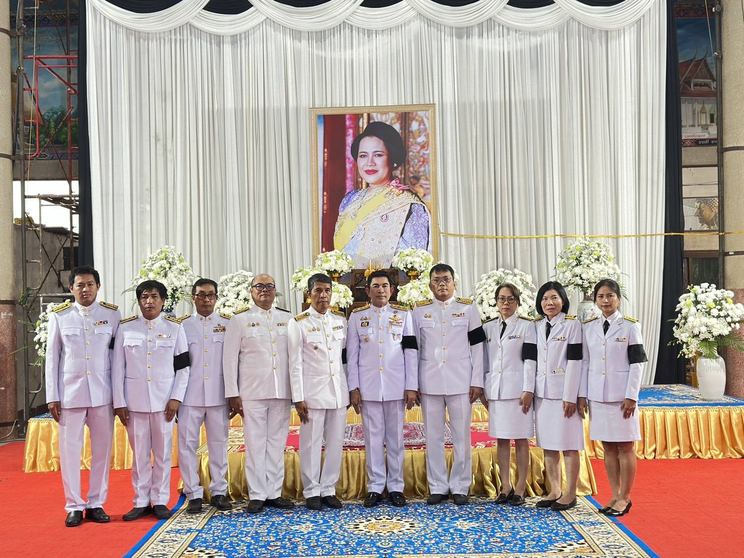 กปภ.สาขากาญจนบุรี  เข้าร่วมพิธีบำเพ็ญกุศลในวาระครบ 15 วัน (ปัณรสมวาร)