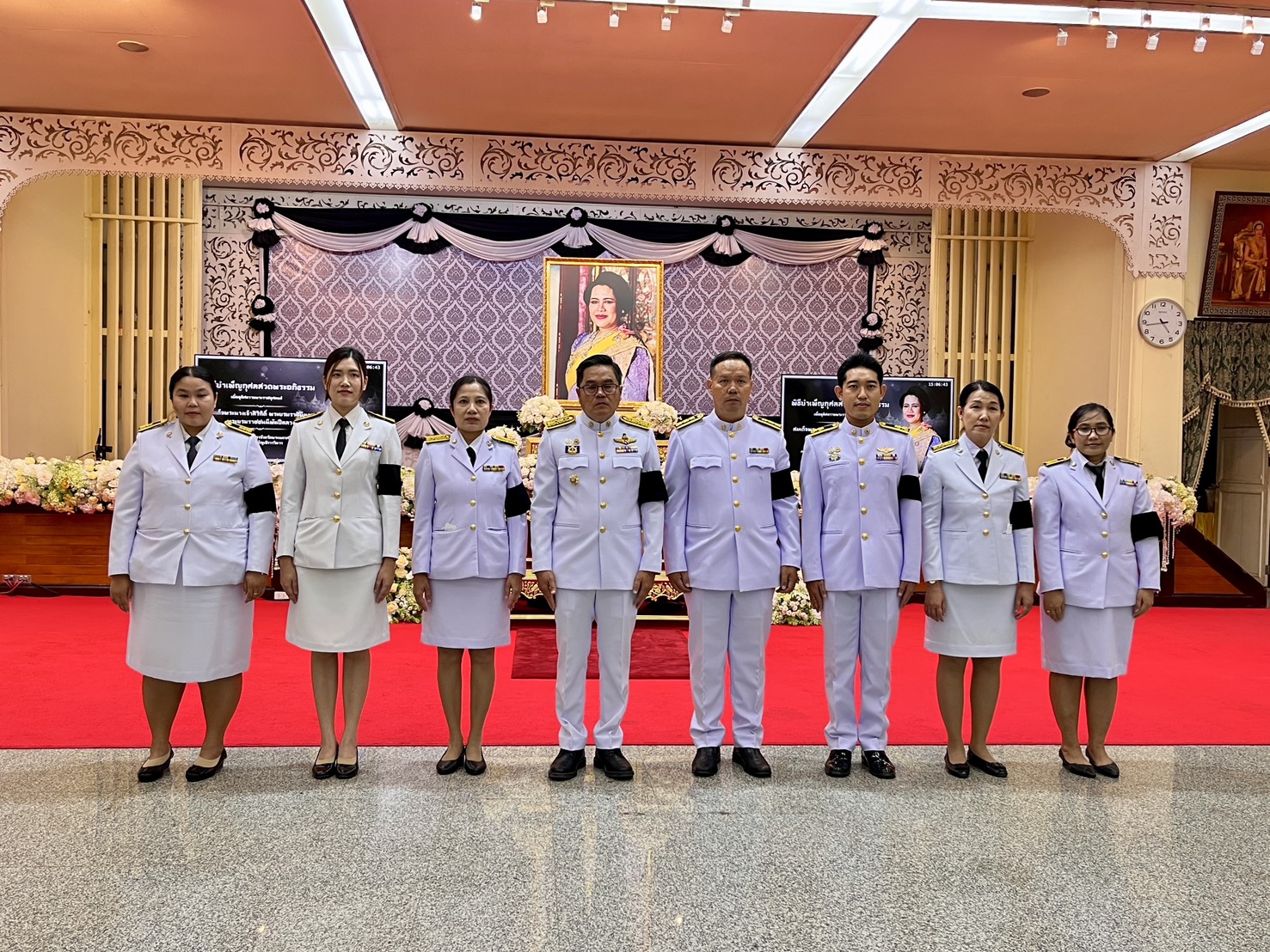 กปภ.อยุธยา ร่วมกับ กฟภ. เป็นเจ้าภาพสวดอภิธรรม ถวายพระราชกุศลแด่ สมเด็จพระพันปีหลวง