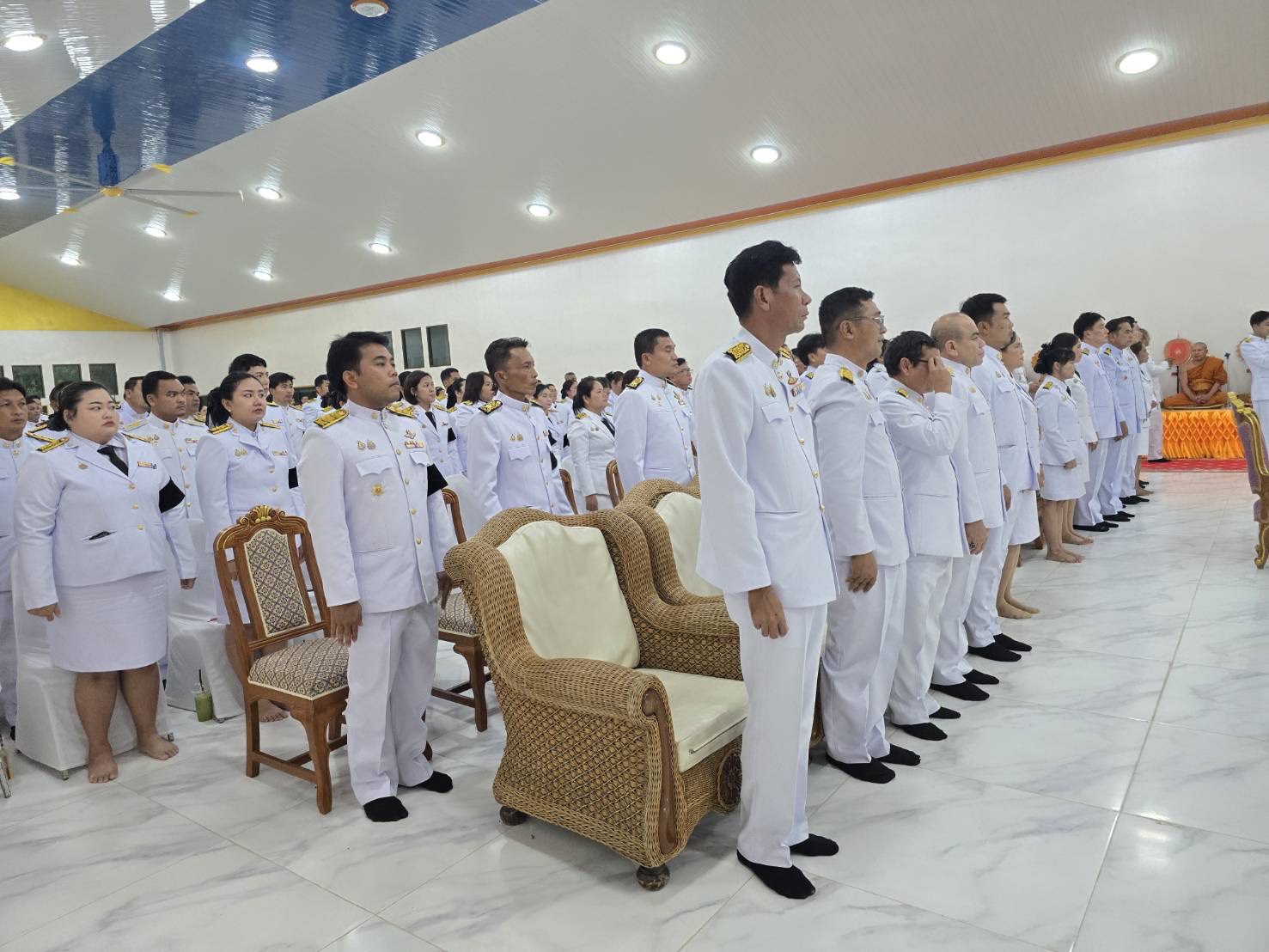 การประปาส่วนภูมิภาคสาขาบางสะพาน   เข้าร่วมพิธีบำเพ็ญกุศลและแสดงความอาลัย ในวาระครบ ๑๕ วัน (ปัญรสมวาร) เพื่อถวายเป็นพระราชกุศล แด่สมเด็จพระนางเจ้าสิริกิติ์ พระบรมราชินีนาถ พระบรมราชชนนีพันปีหลวง