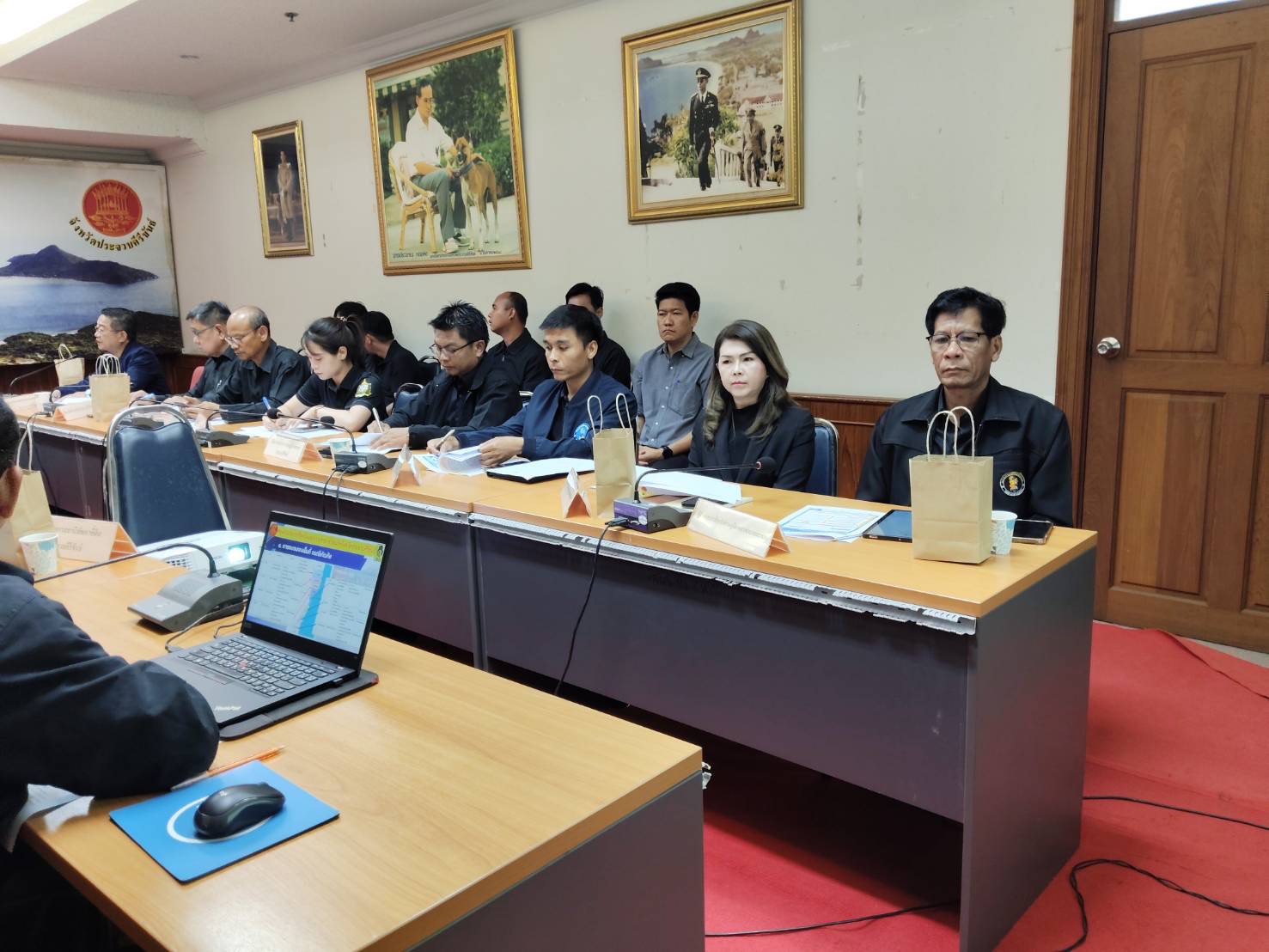 การประปาส่วนภูมิภาคสาขาบางสะพานเข้าร่วมประชุมเตรียมความพร้อมรับสถานการณ์อุทกภัย วาตภัย และดินถล่ม จ.ประจวบคีรีขันธ์ ปี 2568