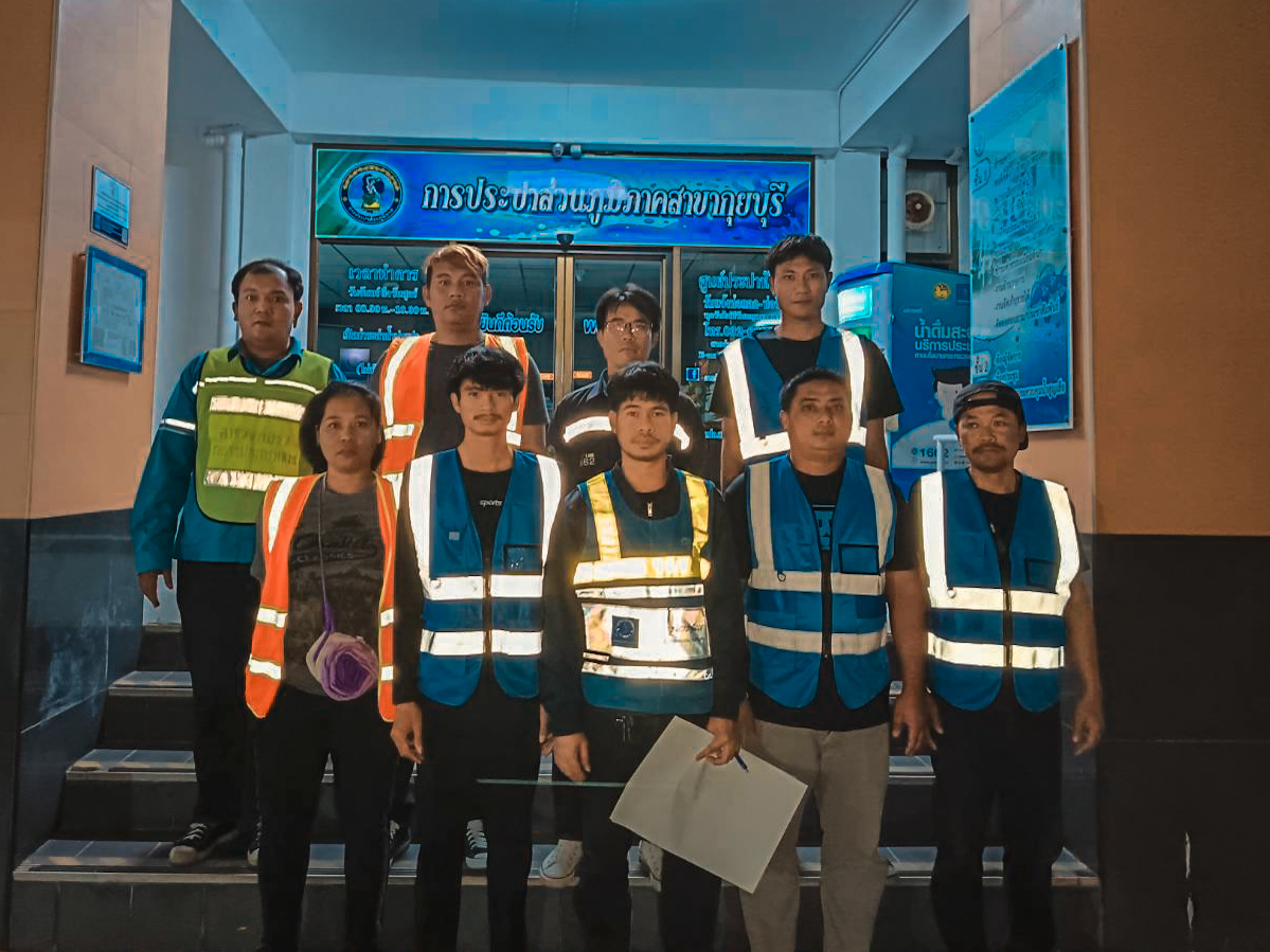 กปภ.สาขากุยบุรีดำเนินการลดน้ำสูญเสียเชิงรุก (Active Leak Control: ALC) อย่างต่อเนื่อง