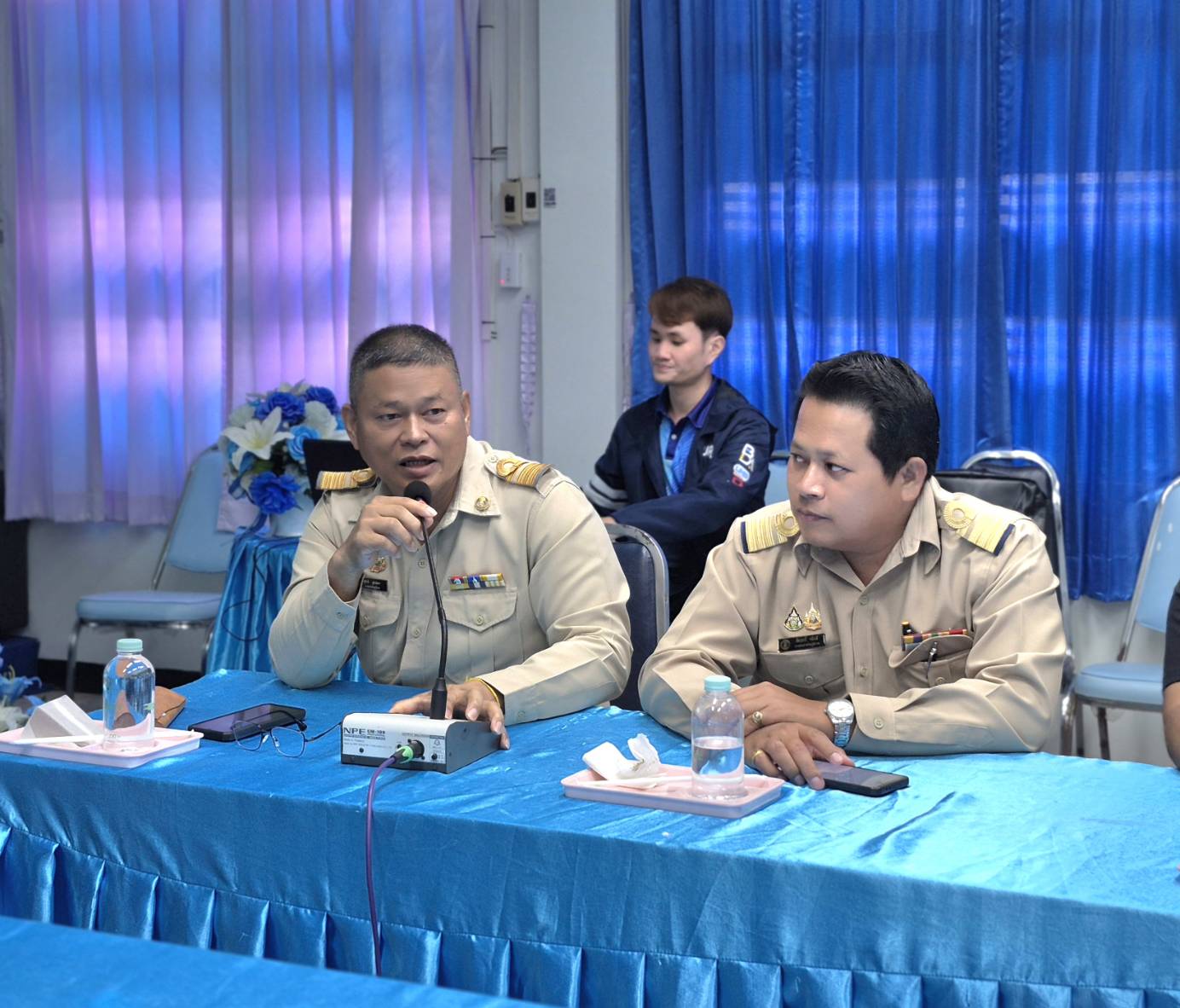 การประปาส่วนภูมิภาคสาขาเพชรบุรี ประชุมร่วมกับสำนักควบคุมน้ำสูญเสีย