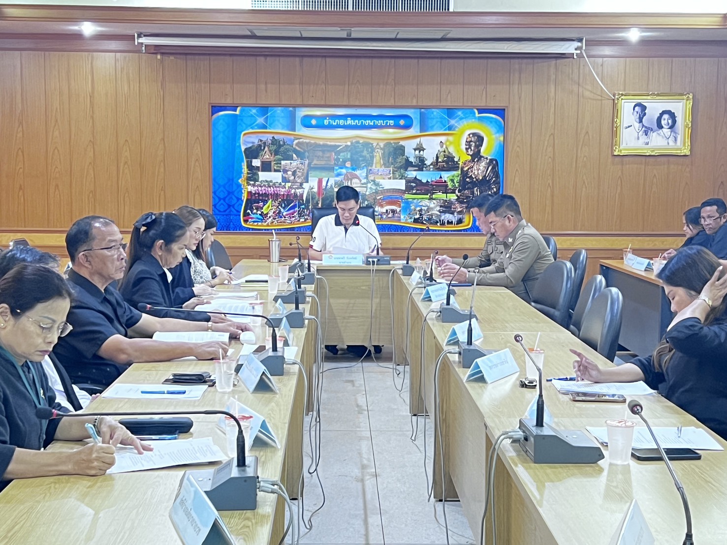 การประปาส่วนภูมิภาคสาขาเดิมบางนางบวช เข้าร่วมประชุมจัดกิจกรรมโครงการปกป้องสถาบัน สันติ สามัคคี "คนเดิมบาง รวมใจภักดิ์ รักในหลวง" อำเภอเดิมบางนางบวช จังหวัดสุพรรณบุรี ประจำปีงบประมาณ พ.ศ.2569