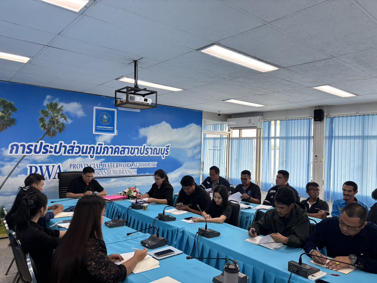 กปภ.สาขาปราณบุรี จัดกิจกรรมMorning Talk ประจำเดือนพฤศจิกายน 2568 ตามแผนกิจกรรมสร้างระบบและส่งเสริมความผูกพัน ตามยุทธศาสตร์ ประจำไตรมาส 1/2569