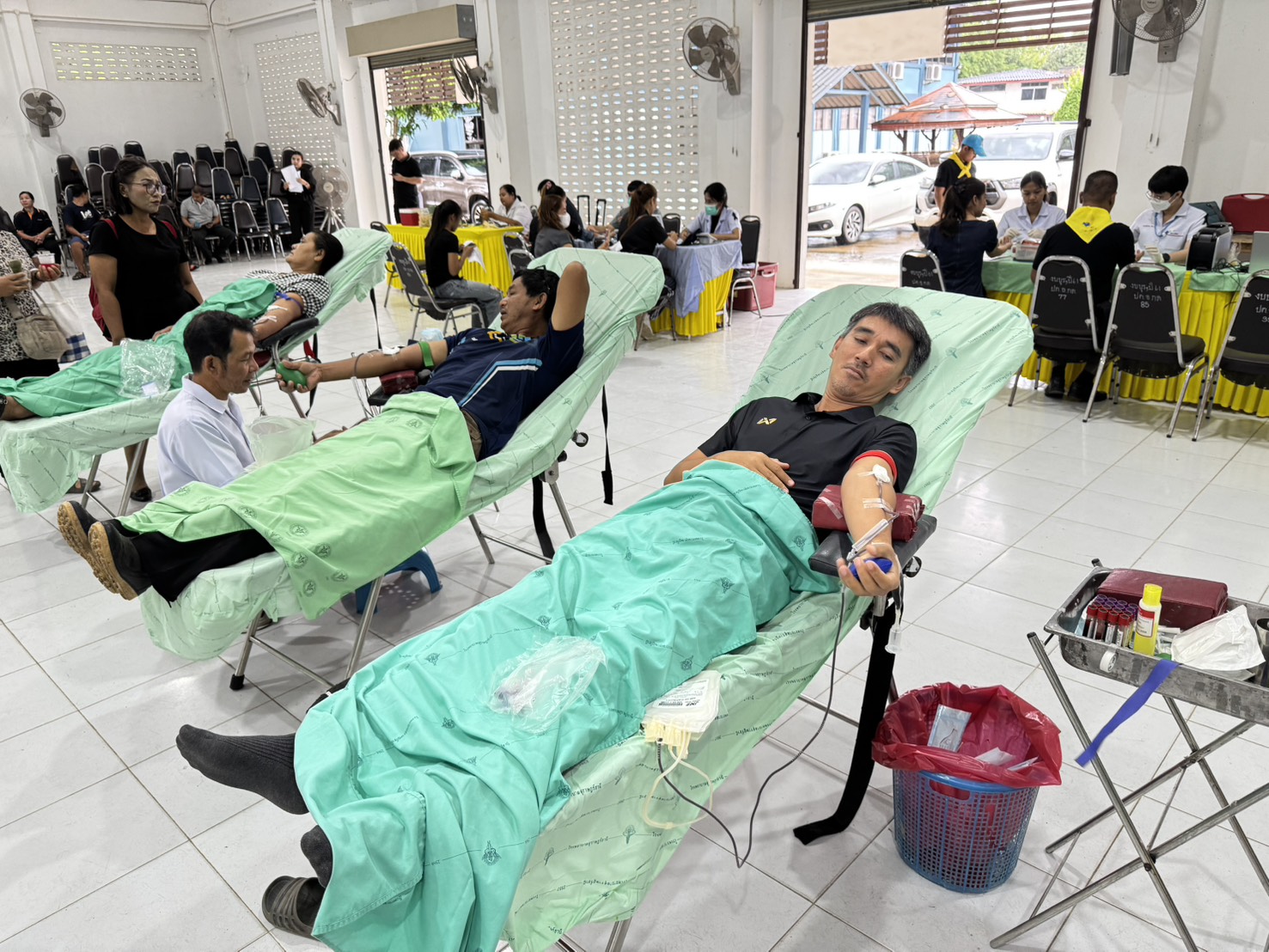 การประปาส่วนภูมิภาคสาขากาญจนดิษฐ์ ร่วมบริจาคโลหิต