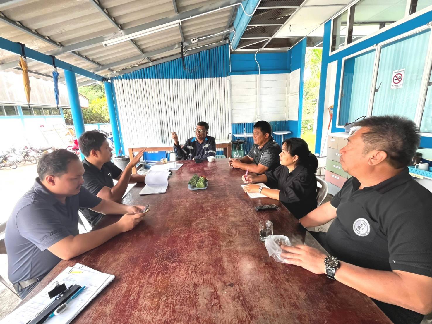 กปภ.สาขาขนอม จัดกิจกรรมสนทนายามเช้า (Morning Talk) ครั้งที่ 2/2569