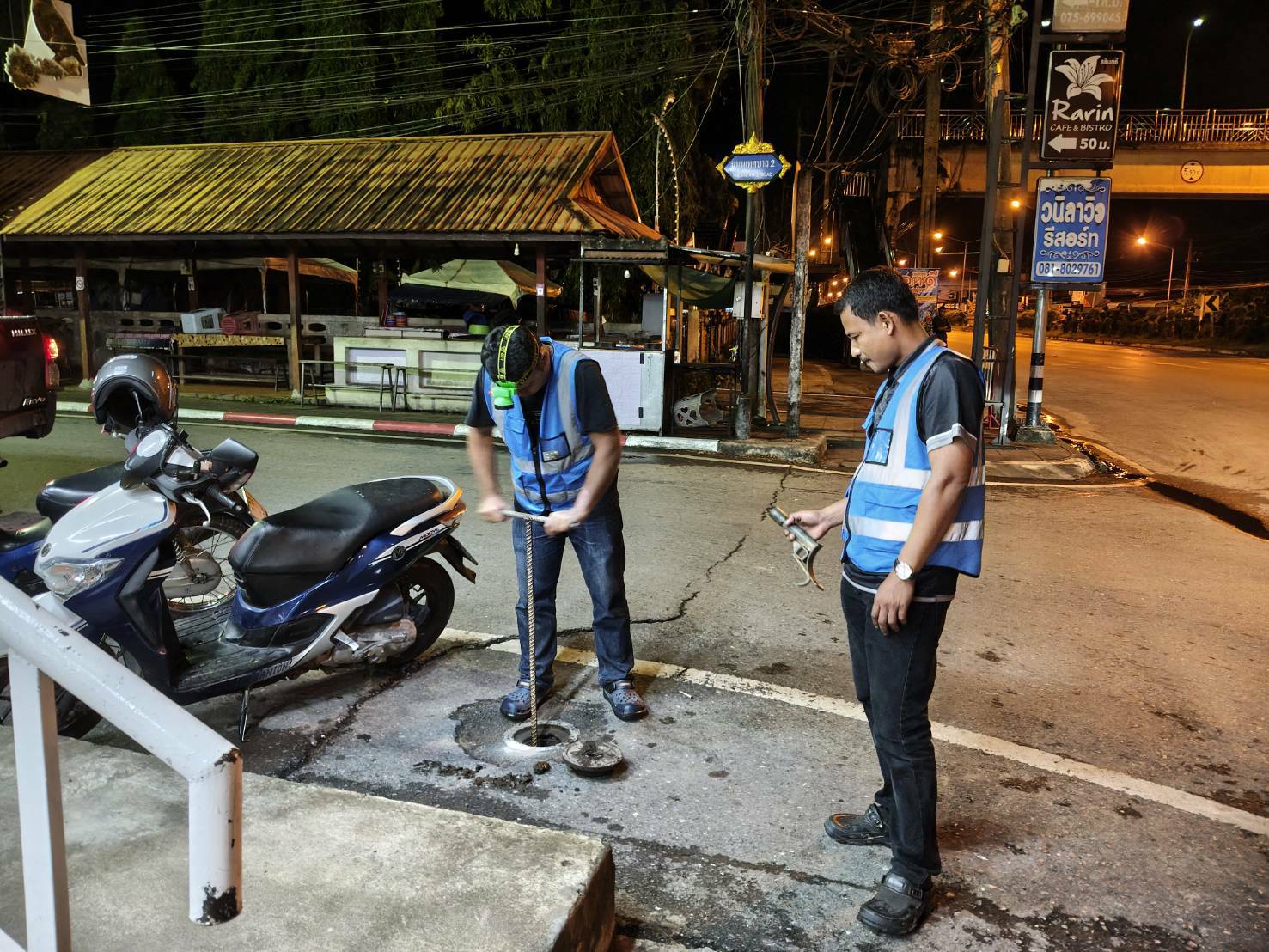 กปภ.สาขาคลองท่อม ลงพื้นที่ดำเนินการทำ Step test บริเวณตำบลคลองท่อมใต้ อำเภอคลองท่อม จังหวัดกระบี่