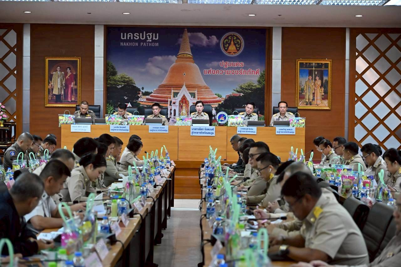 กปภ.สาขานครปฐม ร่วมประชุมคณะกรมการจังหวัดและหัวหน้าส่วนราชการจังหวัดนครปฐม ครั้งที่ 11/2568