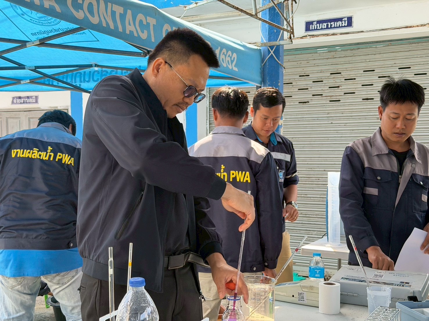 จัดการอบรมหลักสูตรการผลิตและควบคุมคุณภาพน้ำ พร้อมเรียนรู้ระบบบริหารจัดการน้ำสูญเสีย กปภ. ตามโครงการ On The Job Training (OJT)