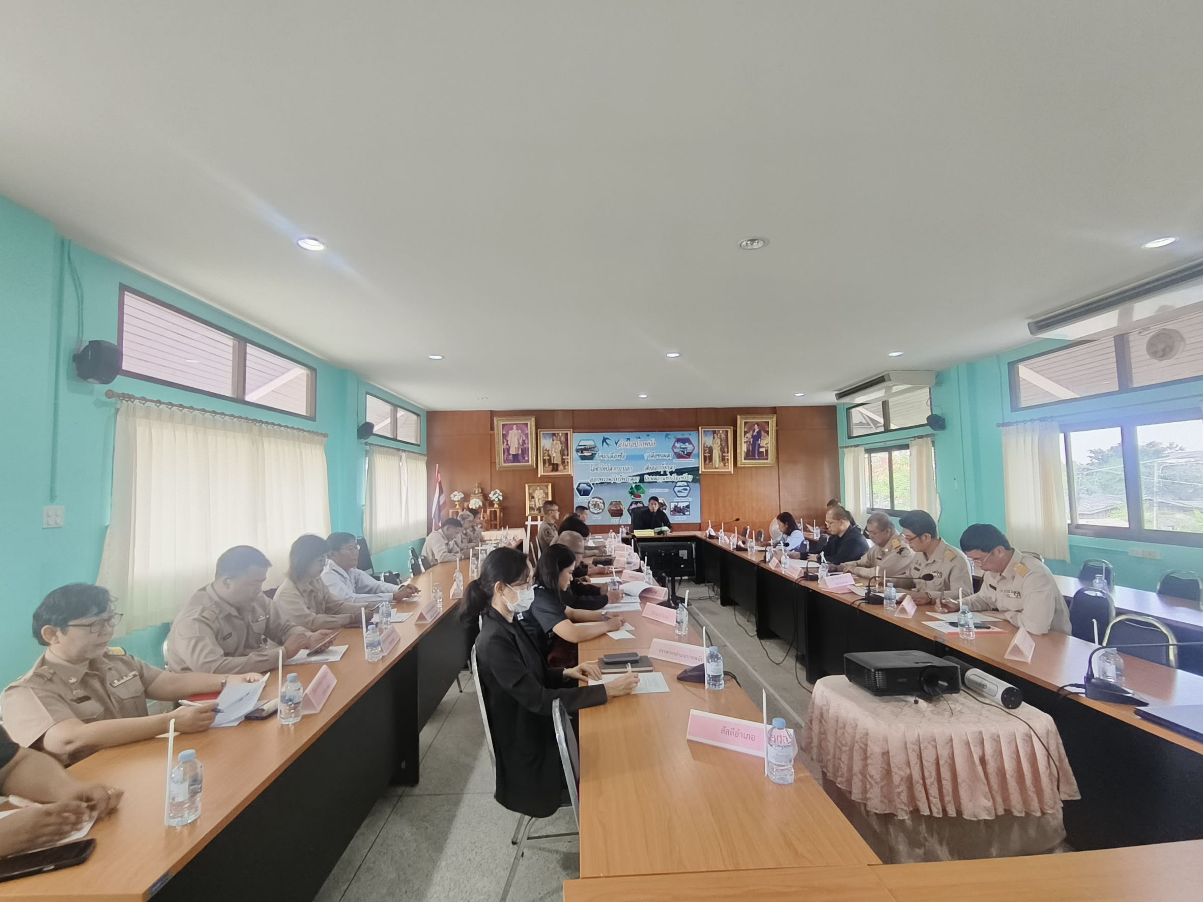 กปภ.สาขาปากพนัง เข้าร่วมประชุมหัวหน้าส่วนราชการ  หัวหน้าหน่วยงานรัฐวิสาหกิจ ประจำเดือนธันวาคม 2568