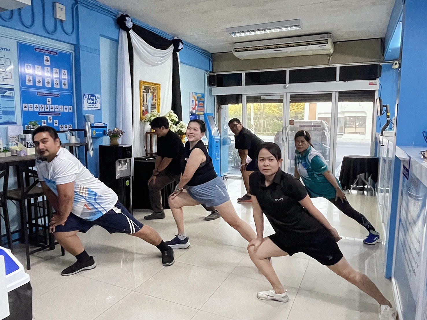 กปภ.สาขานครปฐม จัดกิจกรรมออกกำลังกาย เต้นหนีโรค โยกหนีหมอ ส่งเสริมสุขภาพ Sports Day x PWA  "ปลอดโรค ปลอดภัย กายใจเป็นสุข" ครั้งที่ 2