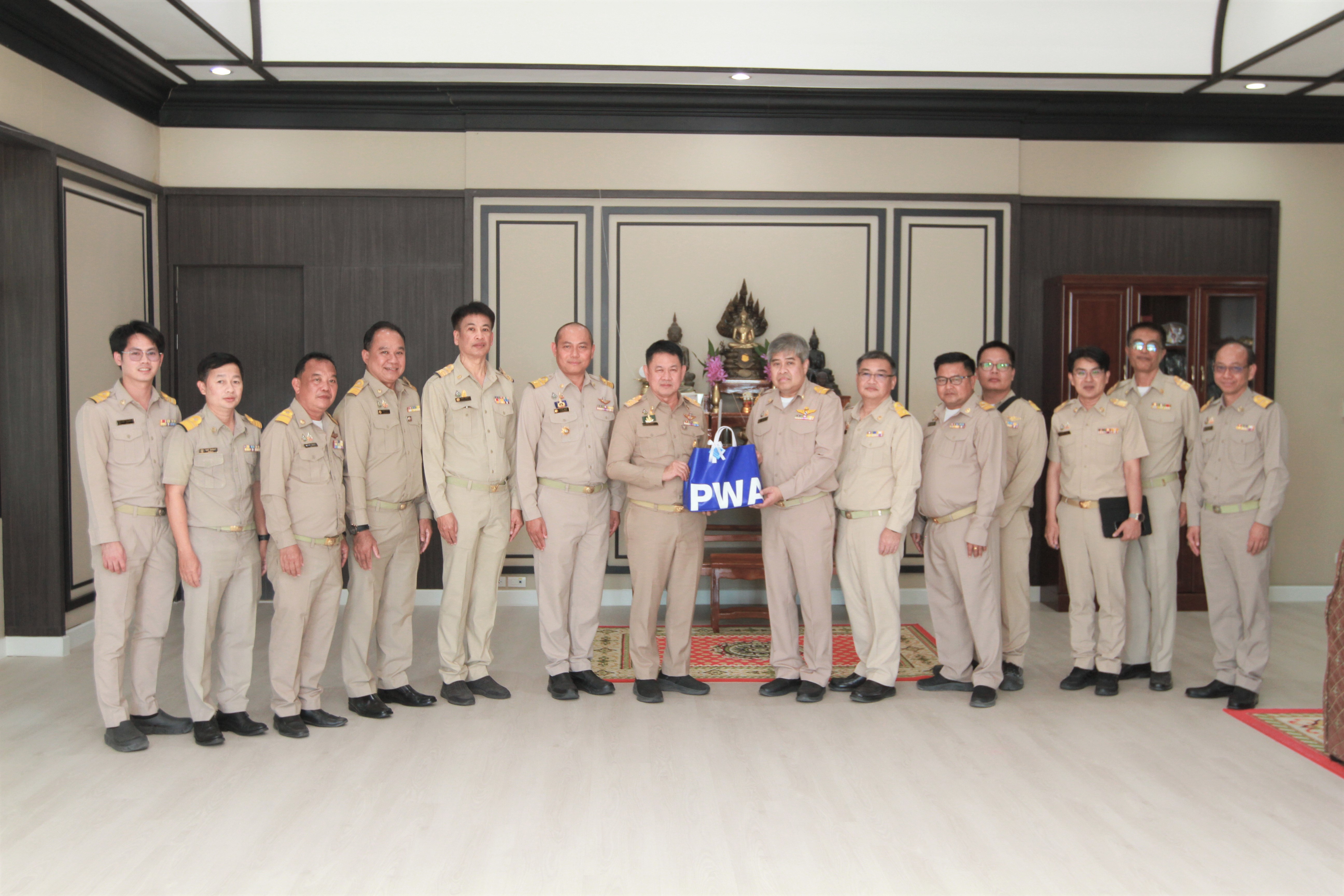 ผอ.กปภ.ข.1 พร้อมคณะ เข้าสวัสดีปีใหม่ ผส.ชป.9 พร้อมร่วมหารือแนวทางการบริหารจัดการน้ำในพื้นที่ภาคตะวันออก