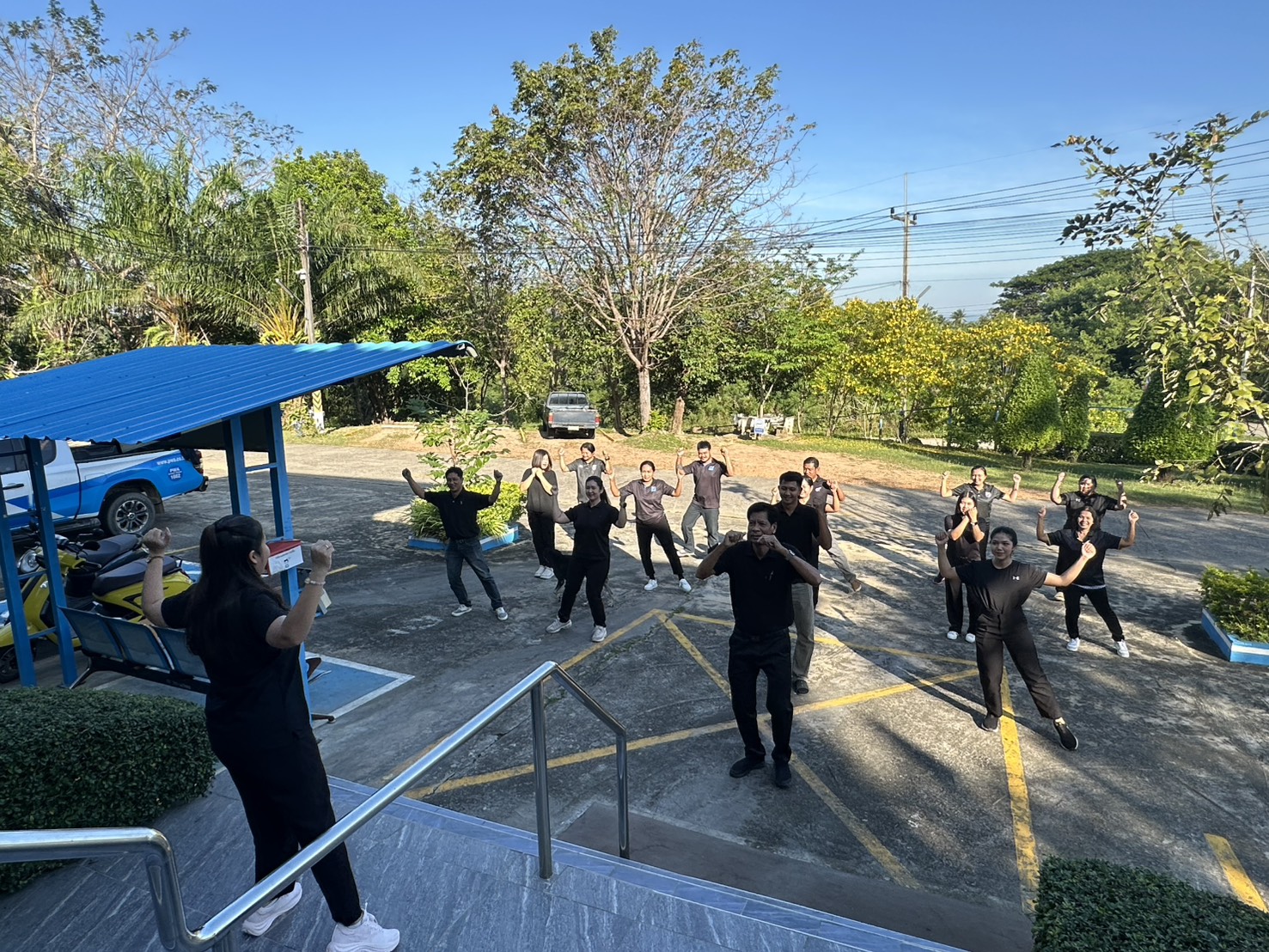 การประปาส่วนภูมิภาคสาขาบางสะพาน จัดกิจกรรมออกกำลังกายเนื่องในวัน SPORT DAY