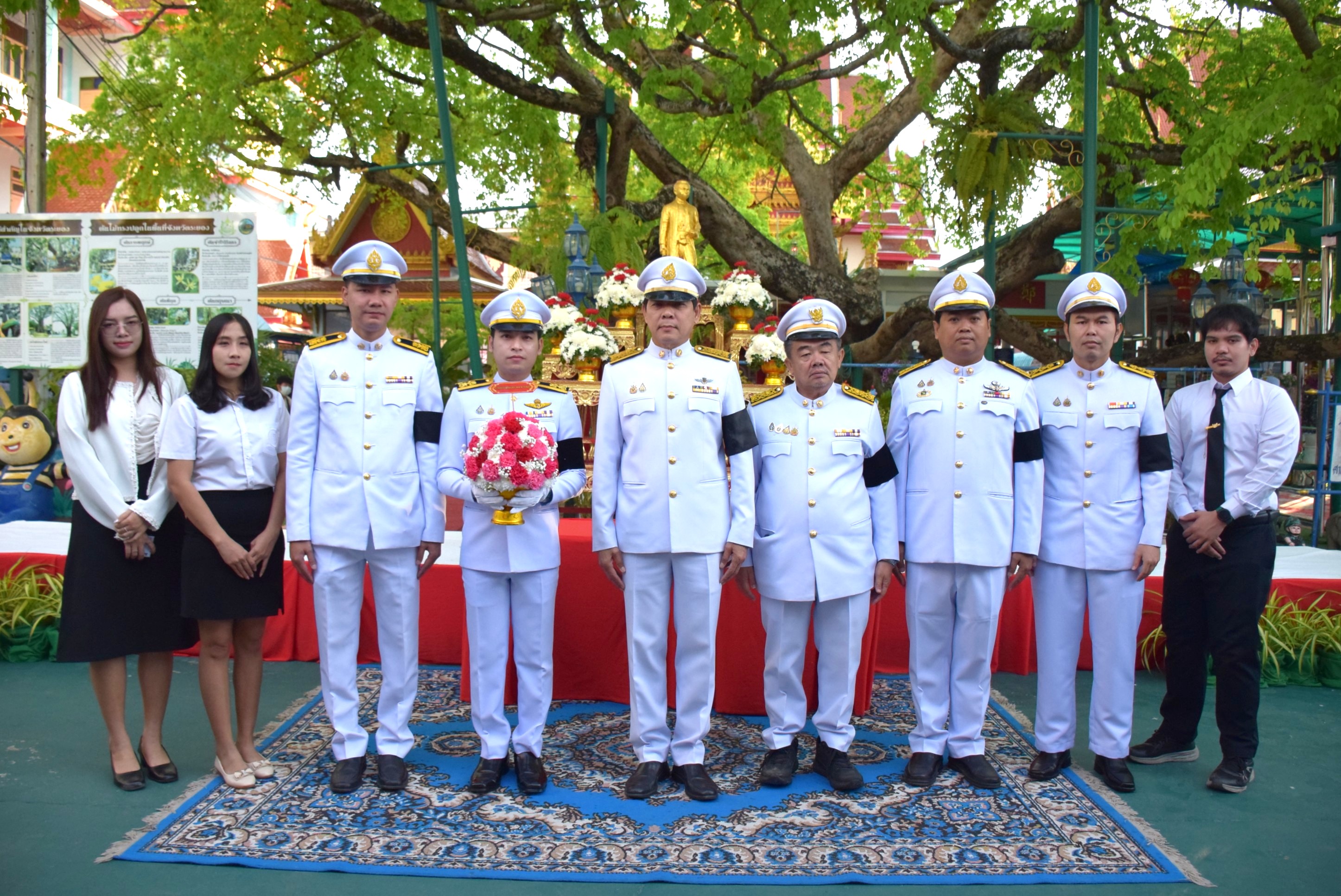 กปภ.สาขาระยอง ร่วมพิธีบวงสรวงและถวายราชสักการะพระบรมรูปจำลองสมเด็จพระเจ้าตากสินมหาราช ประจำปี พ.ศ. 2568