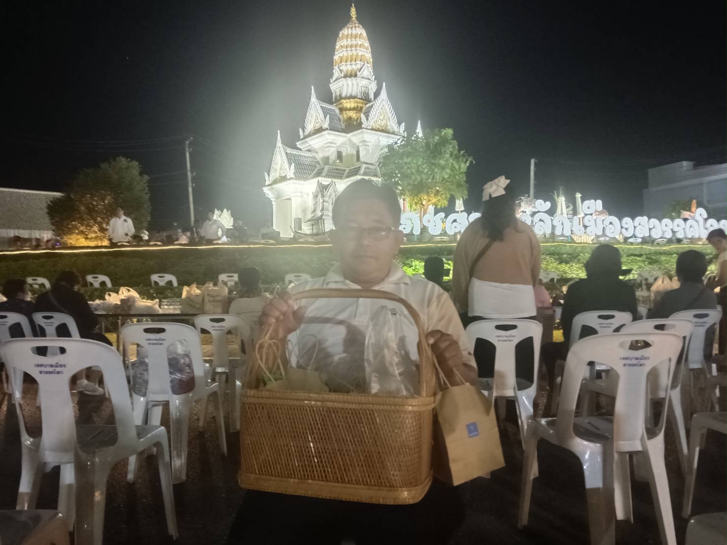 กปภ.สาขาสวรรคโลก ร่วมกิจกรรมงานสมโภชศาลหลักเมืองสวรรคโลก ประจำปี 2568