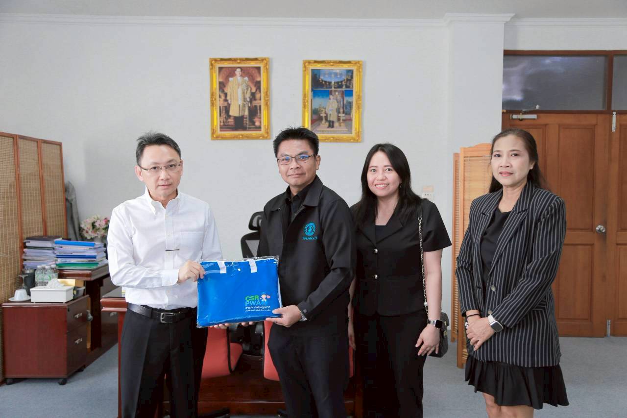 การประปาส่วนภูมิภาคสาขาประจวบคีรีขันธ์ เข้าเยี่ยมเยียนสวัสดีปีใหม่ ประจำปี 2569 พร้อมมอบของที่ระลึกตราสัญลักษณ์ กปภ.