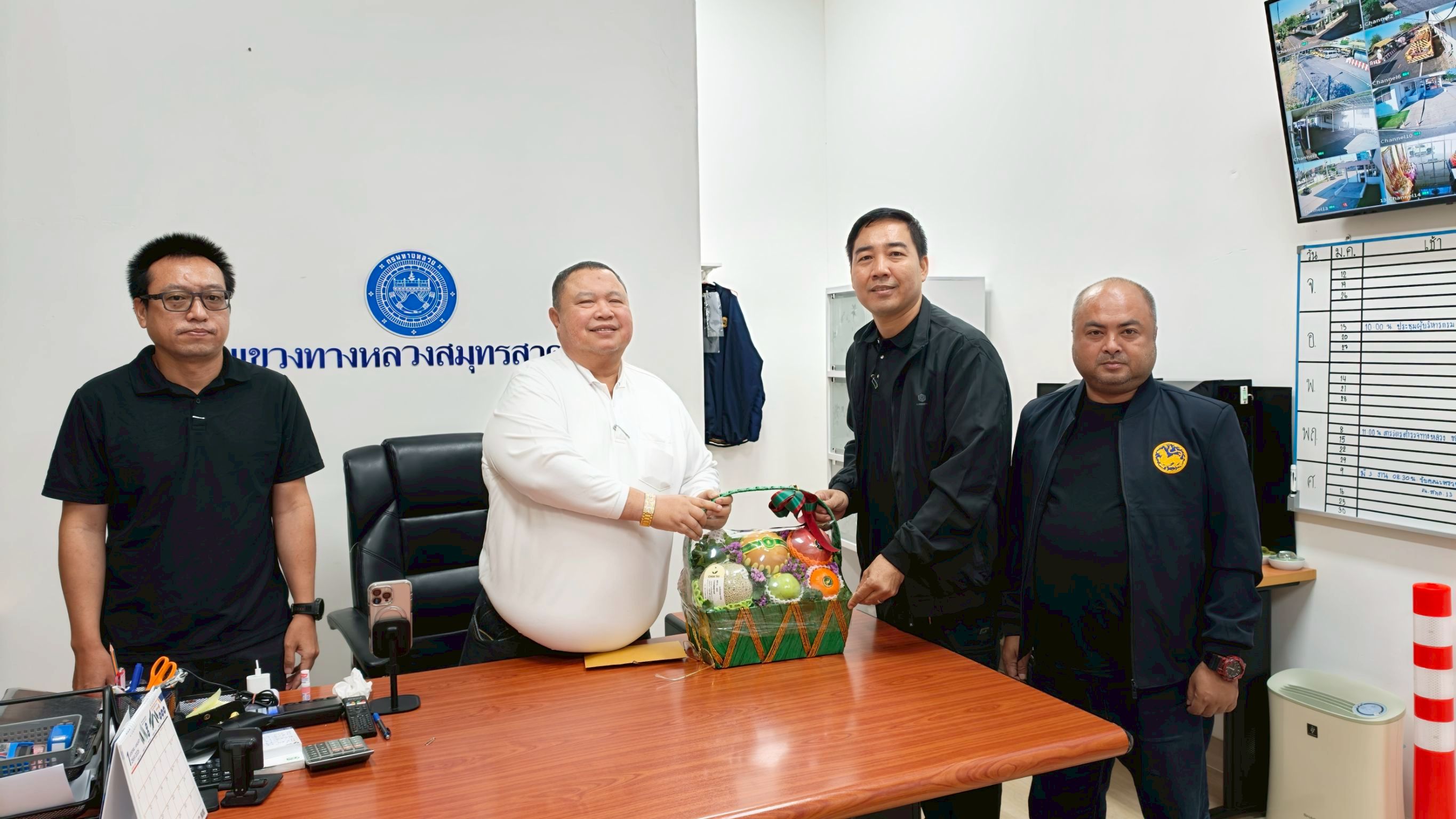 กปภ.สาขาอ้อมน้อย เข้าพบแขวงทางหลวงสมุทรสาคร หมวดทางหลวงเศรษฐกิจ และหมวดทางหลวงพุทธมณฑล เพื่อสวัสดีปีใหม่ พ.ศ. 2569