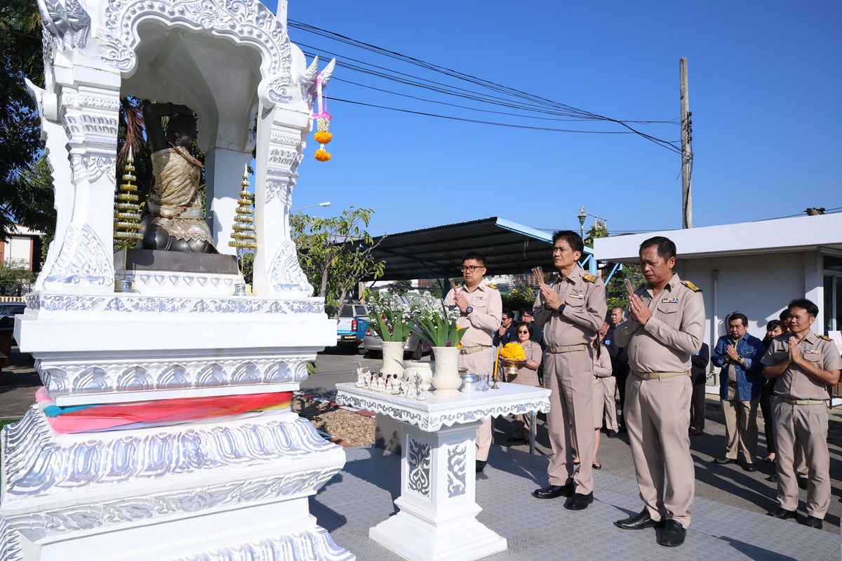 คณะผู้บริหาร กปภ.ข.6 สักการะสรวงพระแม่ธรณีฯ เนื่องในโอกาสเข้ารับตำแหน่งใหม่ฯ