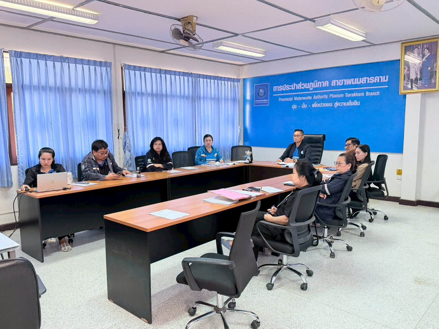 กปภ.สาขาพนมสารคาม จัดกิจกรรม สนทนายามเช้า (Morning Talk) ครั้งที่ 4/2569