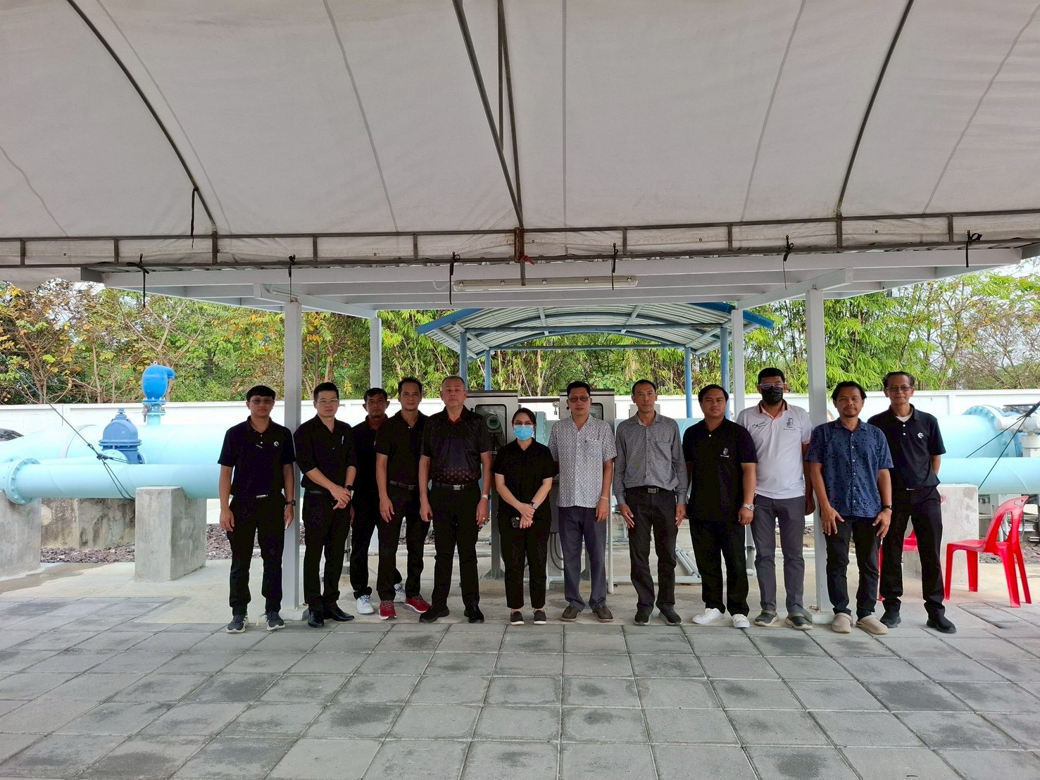 กปภ.สาขาอ้อมน้อย ลงพื้นที่ตรวจสอบมาตรวัดน้ำหลัก ครั้งที่ 1 ประจำปี 2569