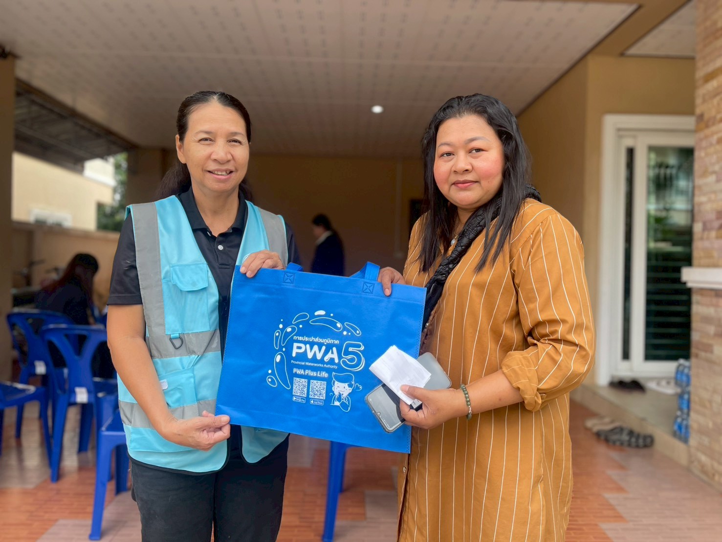 กปภ.สาขาหาดใหญ่ ลงพื้นที่รับคำร้องขอติดตั้ง หมู่บ้านประกายทอง ทุ่งเขียวหวาน