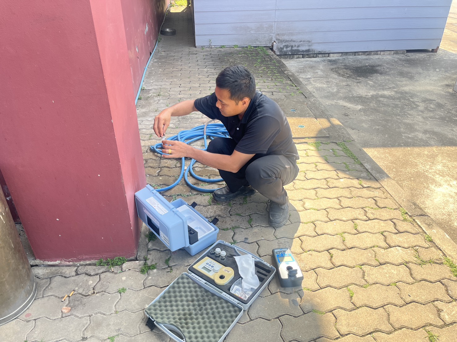 การประปาส่วนภูมิภาคสาขาอ่าวลึก ลงพื้นที่ตรวจสอบคุณภาพน้ำประปาตามแผนโครงการจัดการน้ำสะอาด (WSP) ในพื้นที่ อำเภออ่าวลึก จังหวัดกระบี่