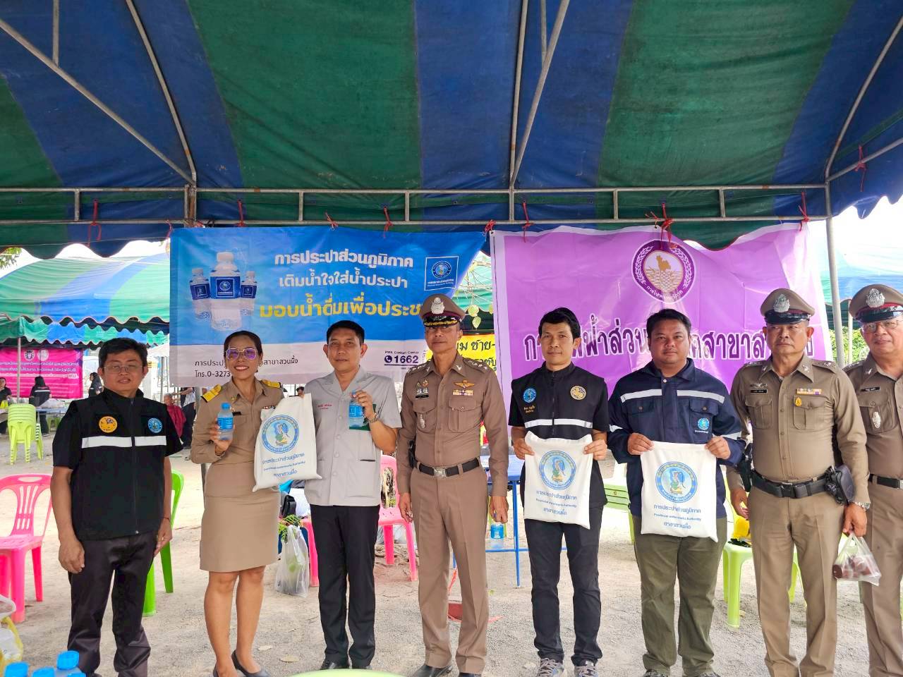 กปภ.สาขาสวนผึ้ง​ ออกหน่วยบริการจังหวัดเคลื่อนที่ ตำบลป่าหวาย อำเภอสวนผึ้ง