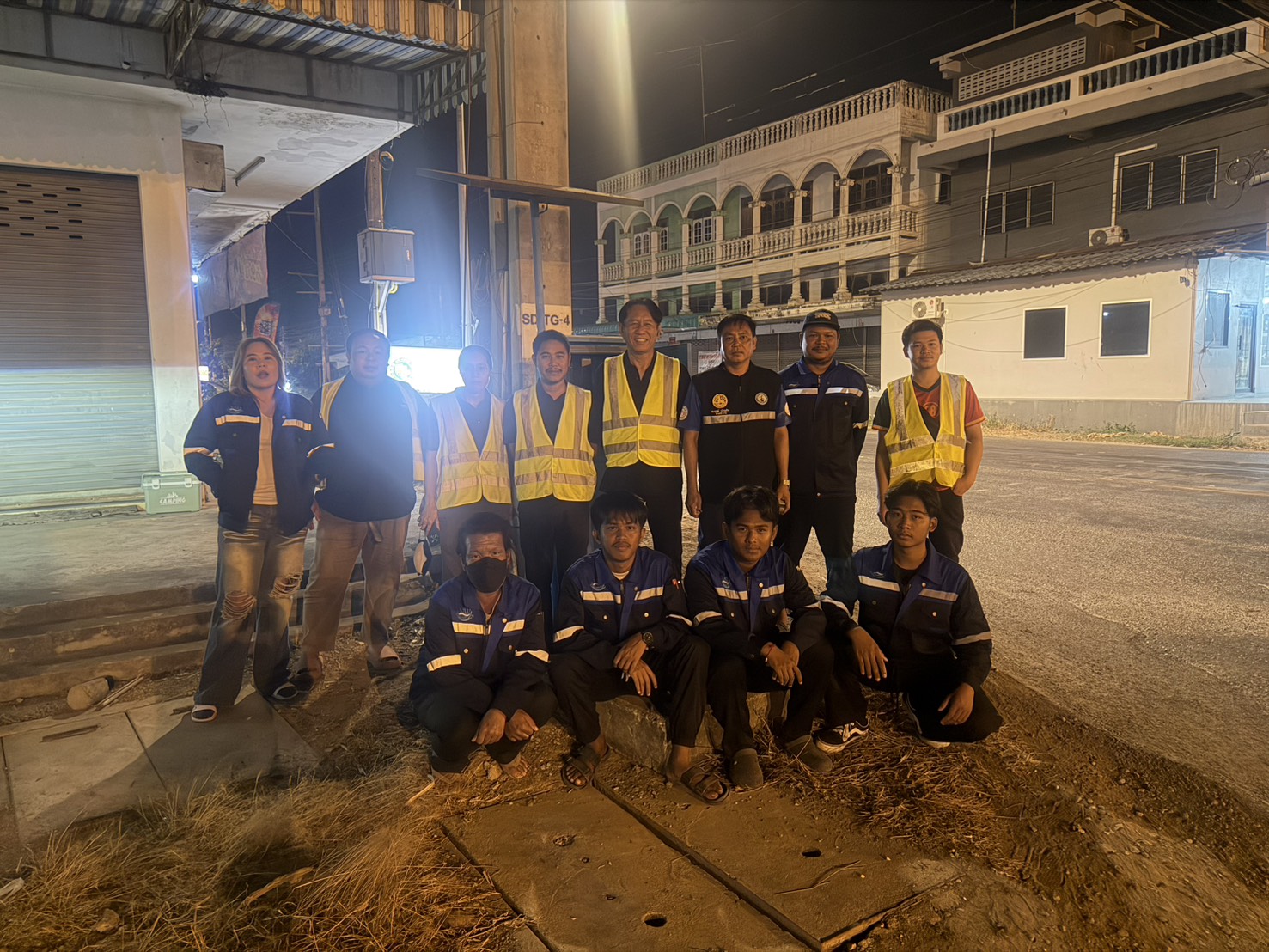 กปภ.สาขาท่ามะกาลงพื้นที่ ทำ Step Test ค้นหาท่อแตกรั่ว