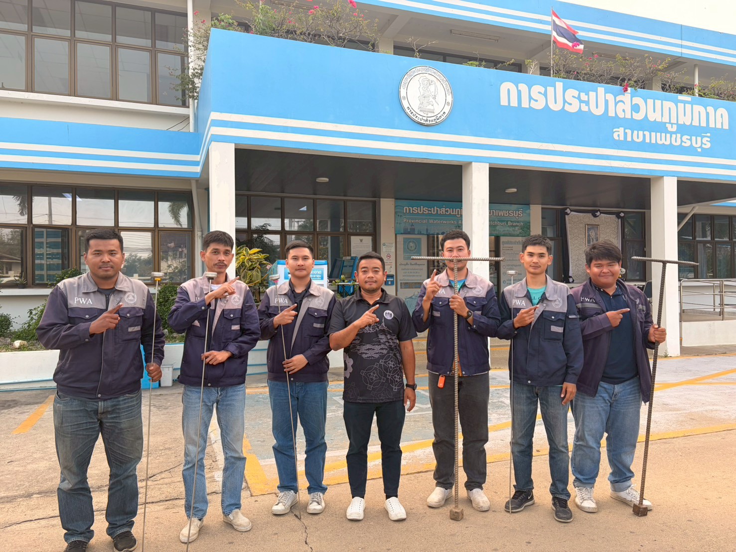 การประปาส่วนภูมิภาคสาขาเพชรบุรี ดำเนินกิจกรรม Step Test ค้นหาท่อแตกรั่ว พื้นที่ที่มีน้ำสูญเสียสูง