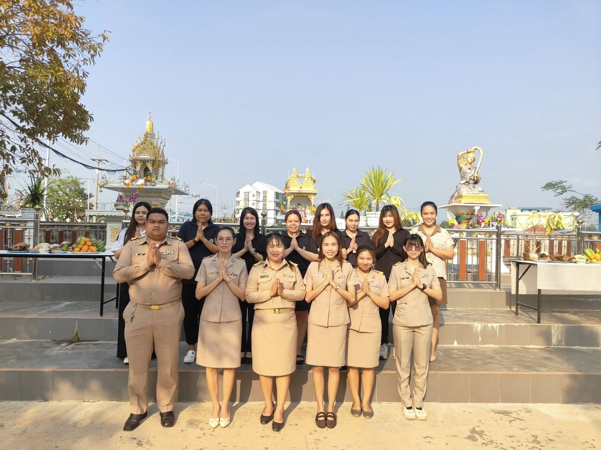 กปภ.สาขาสมุทรสาคร (พ) จัดกิจกรรมวันตรุษจีน เสริมสิริมงคลและสร้างขวัญกำลังใจในการทำงาน