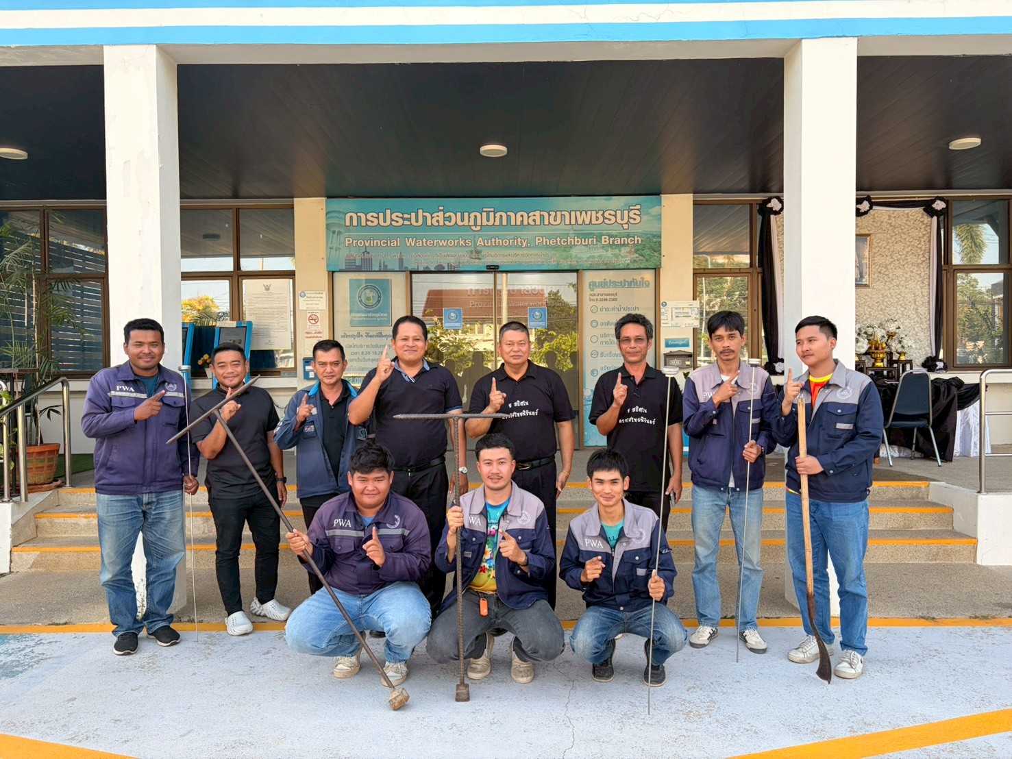 การประปาส่วนภูมิภาคสาขาเพชรบุรี ดำเนินกิจกรรม Step Test ค้นหาท่อแตกรั่ว พื้นที่ที่มีน้ำสูญเสียสูง