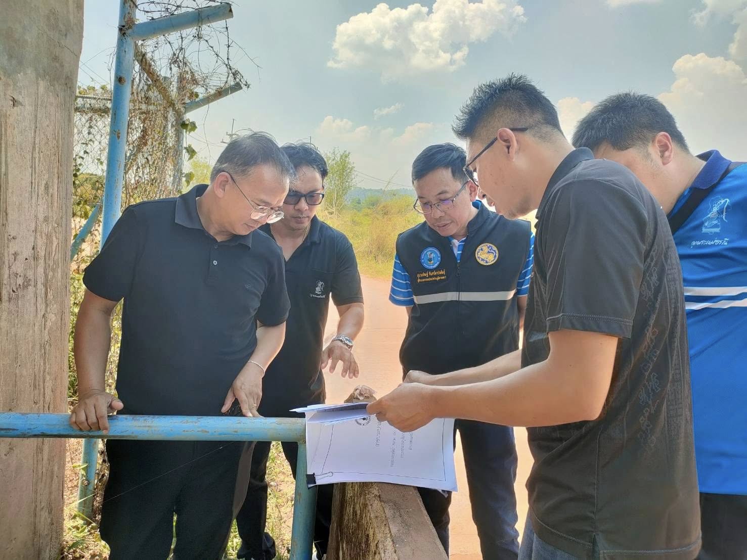 ผอ.กปภ.ข.7 ลงพื้นที่ตรวจเยี่ยมสถานีผลิตน้ำ และติดตามความคืบหน้าโครงการก่อสร้างระบบประปา กปภ.สาขาด่านซ้าย