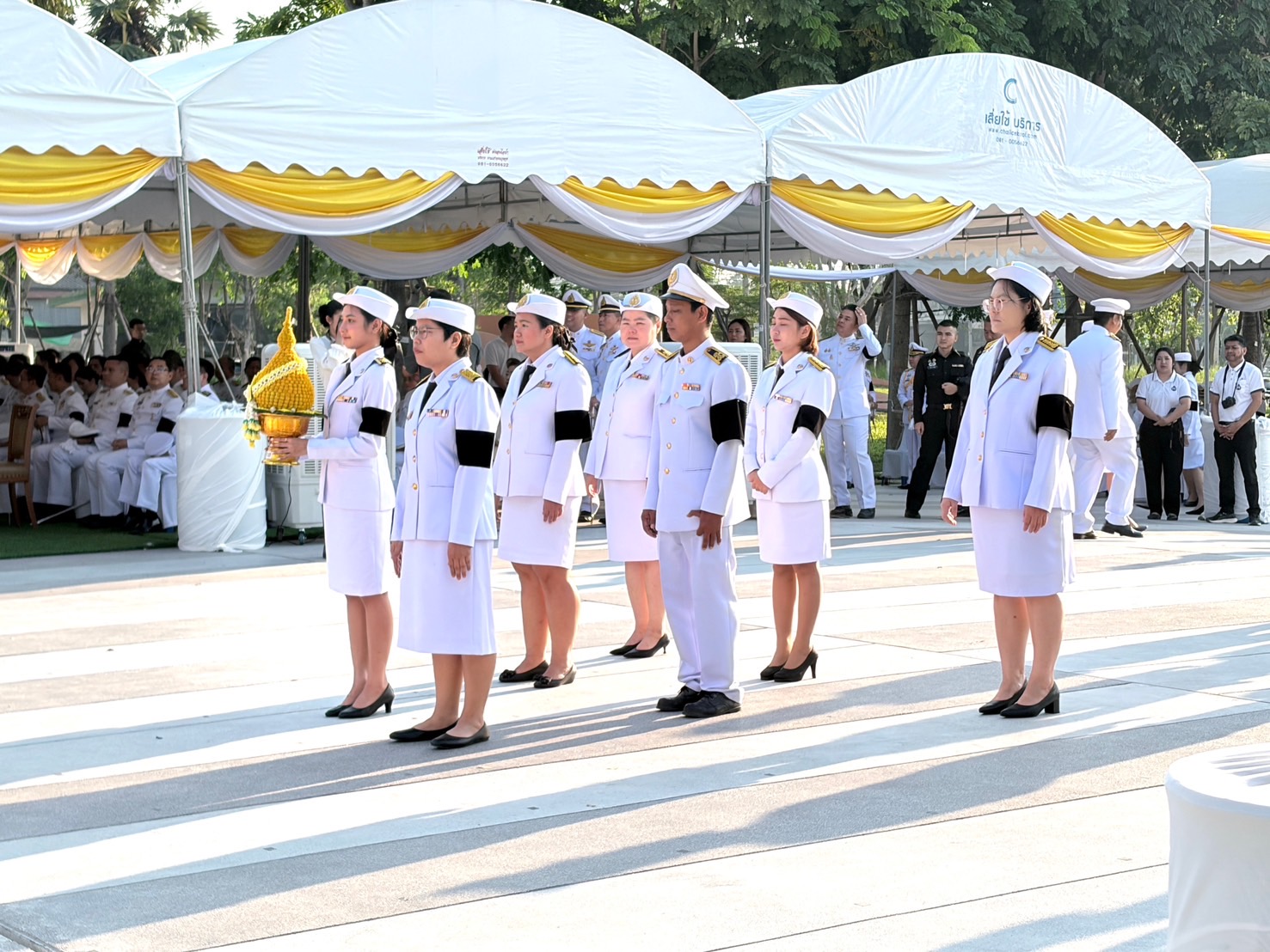 กปภ.ข.3 ร่วมพิธีถวายเครื่องราชสักการะและวางพานพุ่ม พิธีวันพระบาทสมเด็จพระพุทธยอดฟ้าจุฬาโลกมหาราช และวันที่ระลึกมหาจักรีบรมราชวงศ์ 6 เมษายน