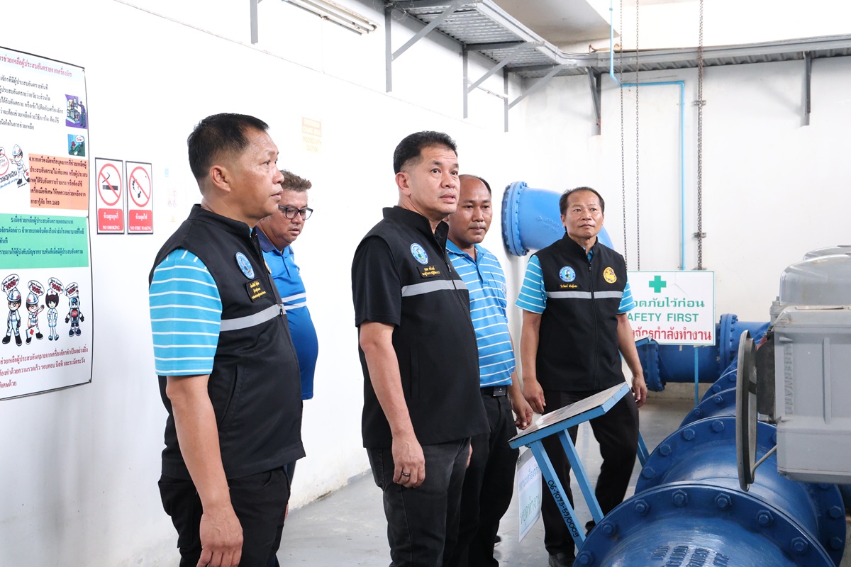 รองผู้ว่าการ (ปฏิบัติการ 2) ลงพื้นที่ตรวจเยี่ยม WSP สถานีผลิตน้ำพื้นที่ให้บริการของ กปภ.สาขาชัยภูมิ