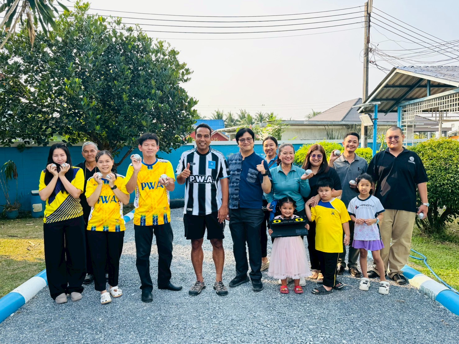 กปภ.สาขาสามพราน ส่งเสริมสุขภาพบุคลากร จัดกิจกรรมออกกำลังกาย ภายใต้โครงการ SPORTS DAY x PWA