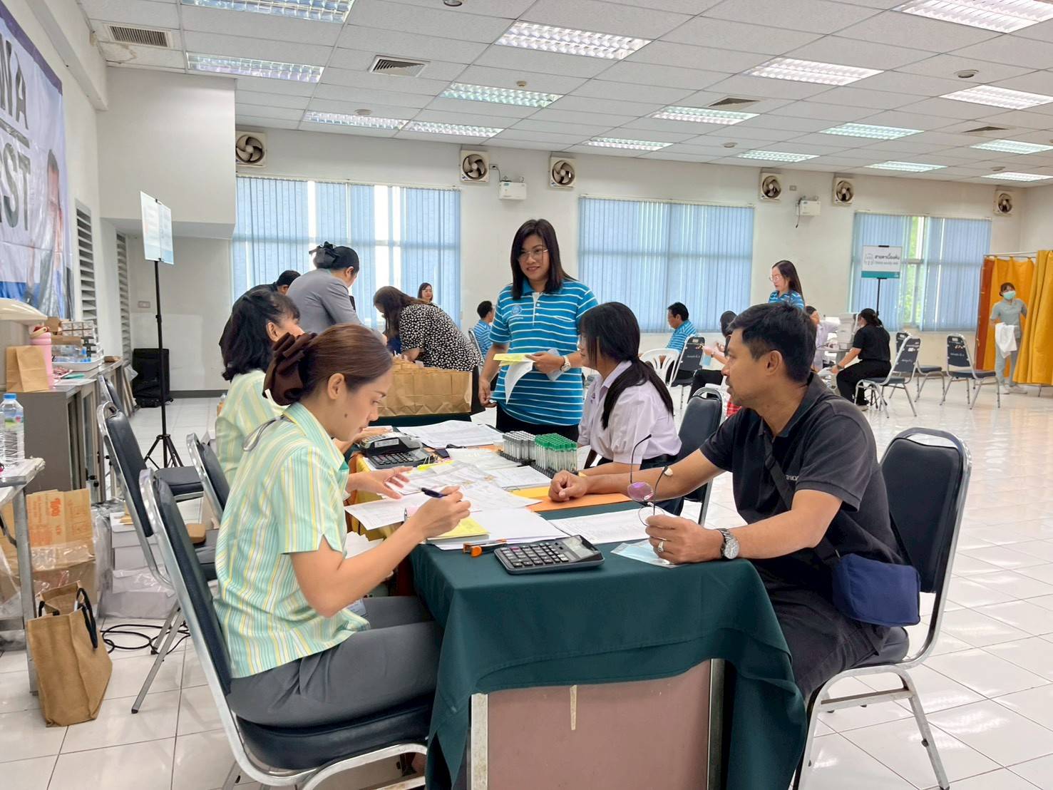 กปภ.สาขารังสิต(พ) ได้จัดให้มีการตรวจสุขภาพผู้บริหารและพนักงานในสังกัด ประจำปี 2569