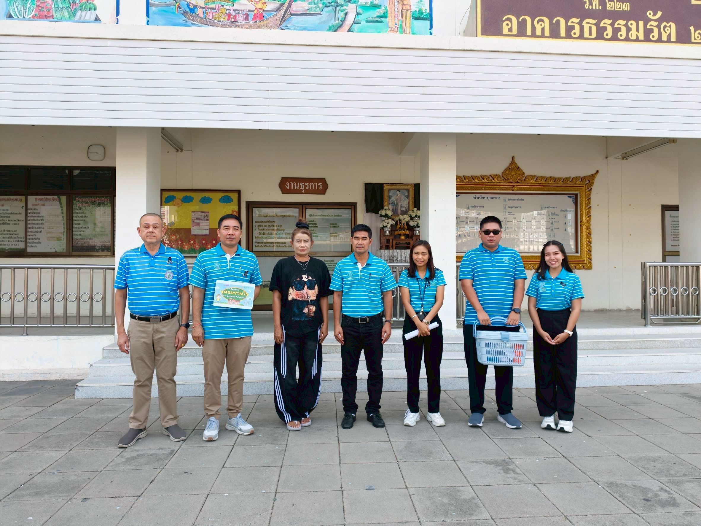 กปภ.สาขาอ้อมน้อย ร่วมจัดกิจกรรมโครงการ "หลอมรวมใจ มอบน้ำใสสะอาดให้โรงเรียน" ระยะที่3ประจำปี2569 ณ โรงเรียนวัดนางสาว(ถาวรราษฎร์บำรุง) จังหวัดสมุทรสาคร