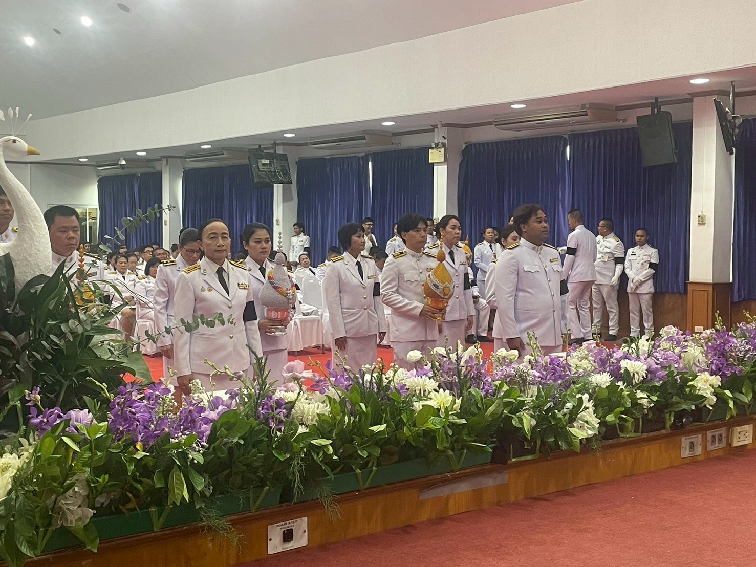 กปภ.สาขารังสิต (พ) ร่วมพิธีจุดเทียนถวายพระพรชัยมงคล เฉลิมพระเกียรติสมเด็จพระนางเจ้าฯ พระบรมราชินี ณ ศาลากลางจังหวัดปทุมธานี