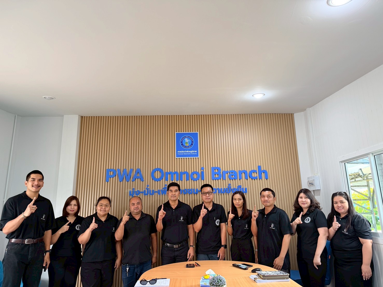 กปภ.สาขาอ้อมน้อยเข้าร่วมพิธีประกาศเจตนารมณ์โครงการ Green Makeover Kick-off มุ่งสู่สำนักงานสีเขียวและความเป็นกลางทางคาร์บอน