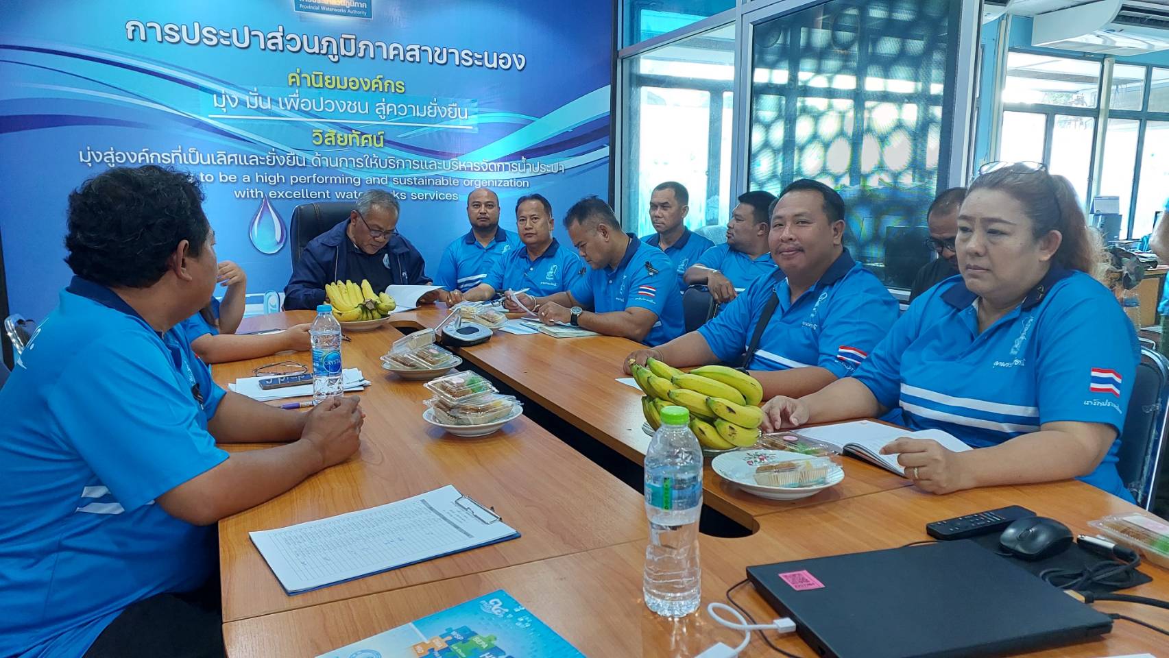 กปภ.สาขาระนอง จัดกิจกรรมสนทนายามเช้า (Morning Talk) ประจำเดือนมิถุนายน2569