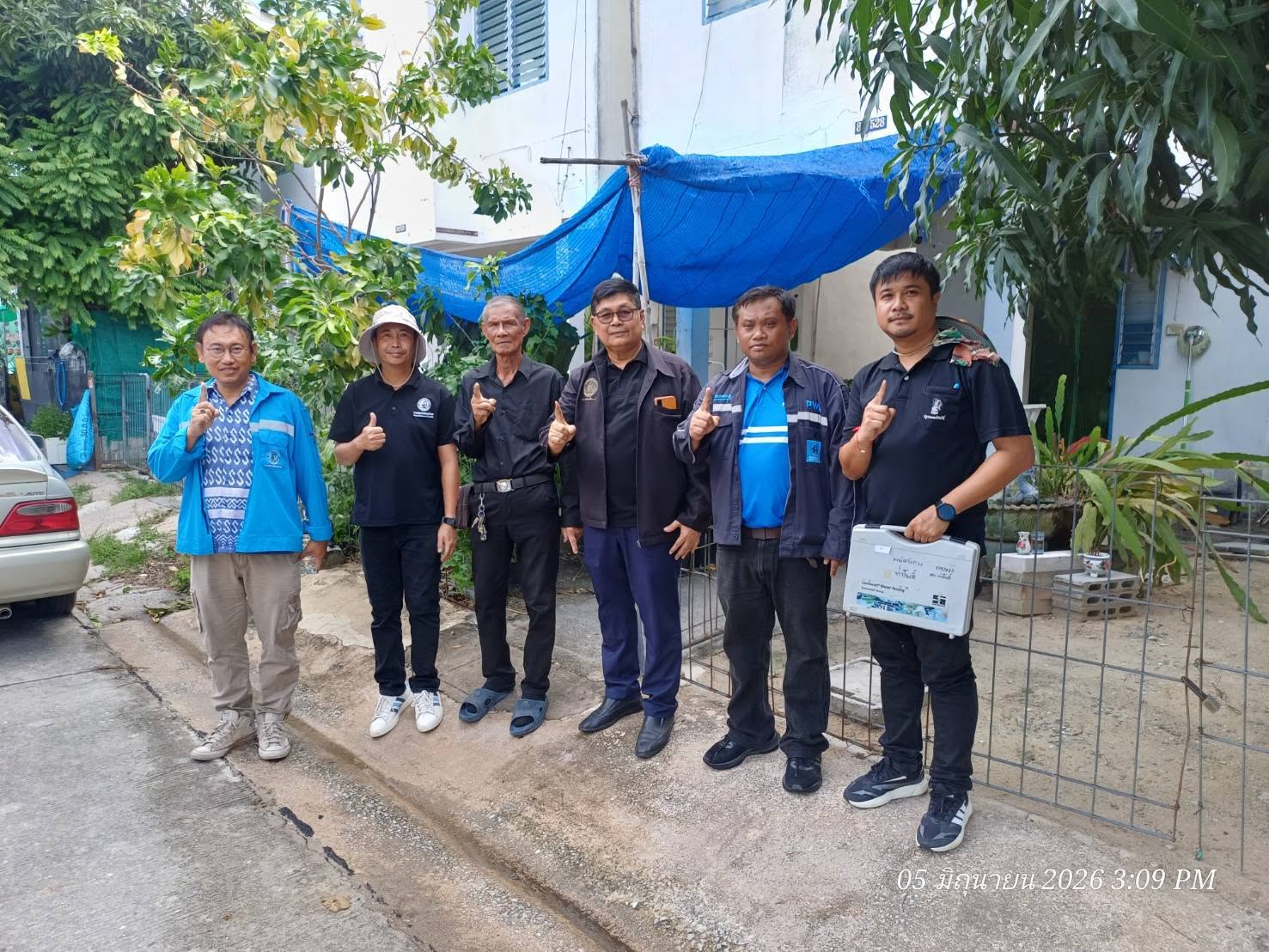 การประปาส่วนภูมิภาคสาขาพนัสนิคม ดำเนินการ การระบายตะกอนผ่าน หัวดับเพลิง (Fire Hydrant Flushing)