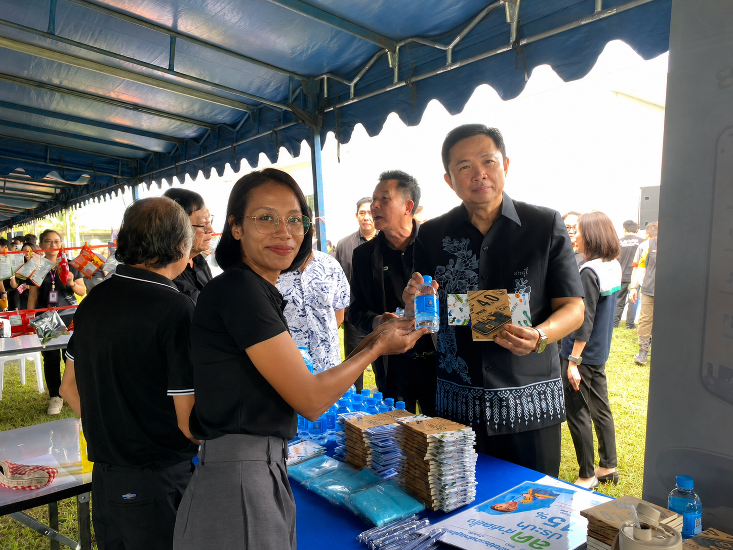 กปภ.สาขาบ้านบึง เข้าร่วมกิจกรรม องค์การบริหารส่วนจังหวัดชลบุรี ร่วมใจ ห่วงใยประชาชน ประจำปีงบประมาณ พ.ศ. 2569