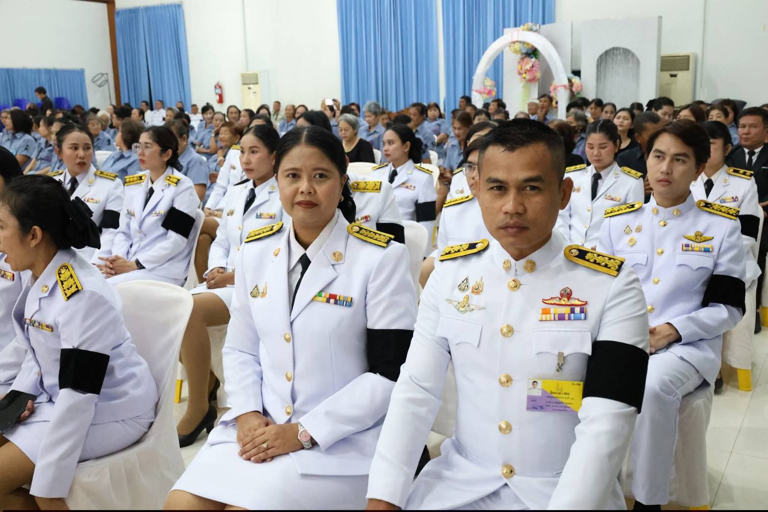 การประปาส่วนภูมิภาคสาขาชุมพร เข้าร่วมพิธีถวายน้ำสรงศพเบื้องหน้าพระรูปสมเด็จพระเจ้าลูกเธอ เจ้าฟ้าพัชรกิติยาภา นเรนทิราเทพยวดี กรมหลวงราชสาริณีสิริพัชร มหาวัชรราชธิดา
