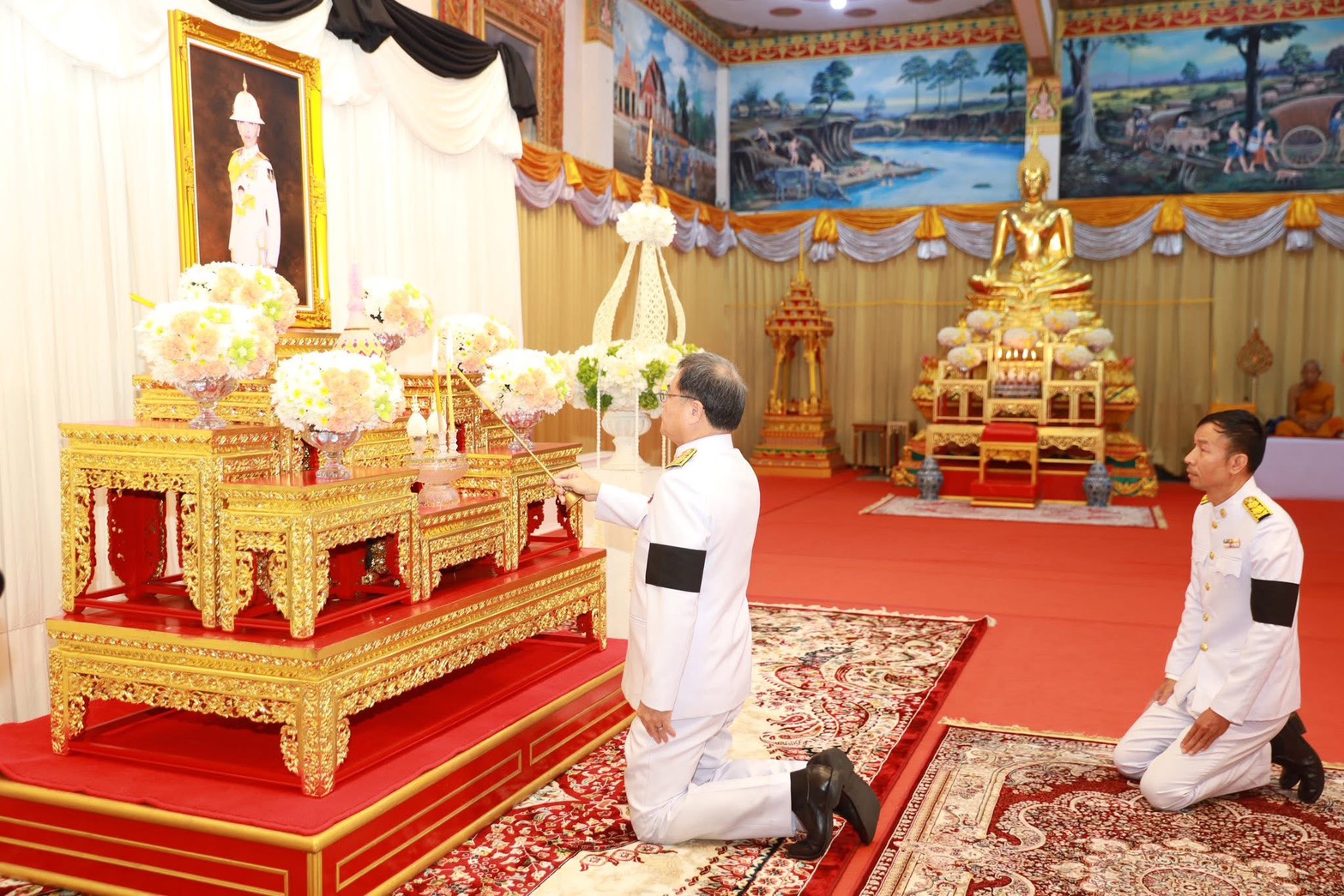 กปภ.สาขาขอนแก่น เข้าร่วมพิธีบำเพ็ญกุศลถวายเป็นพระกุศลแด่ สมเด็จพระเจ้าลูกเธอ เจ้าฟ้าพัชรกิติยาภา นเรนทิราเทพยวดี กรมหลวงราชสาริณีสิริพัชร มหาวัชรราชธิดา เนื่องในวาระสิ้นพระชนม์ ครบ 7 วัน (สัตตมวาร)