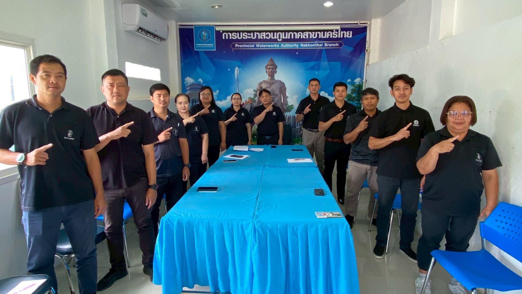 กปภ.สาขานครไทย ขับเคลื่อนองค์กรสีเขียว ประกาศเจตนารมณ์ Green Makeover Kick-off